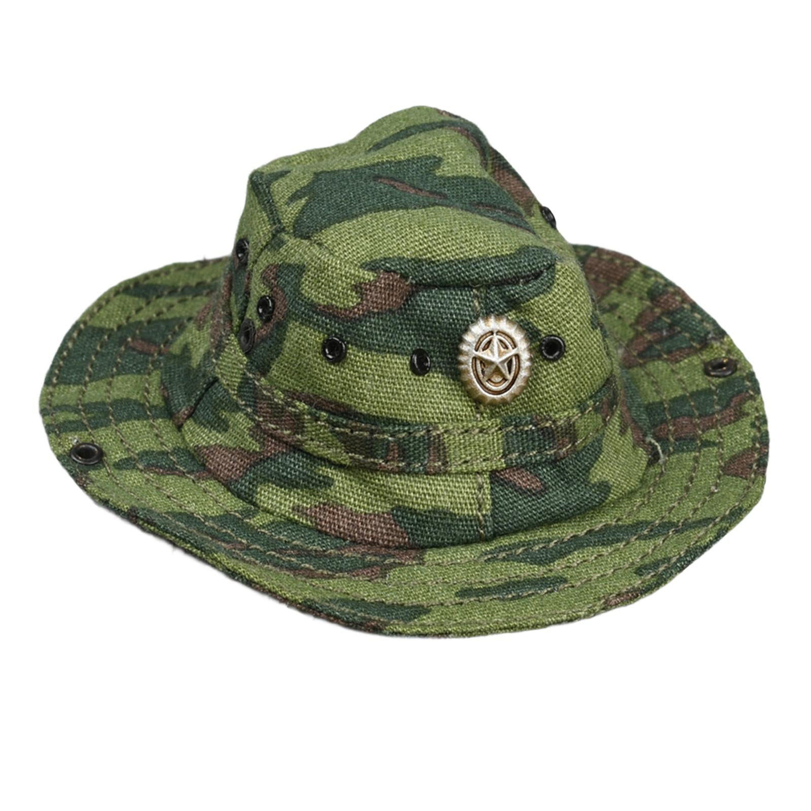 1:6 Soldier Green Hat Model Length 6cm for 12inch Soldier Figures