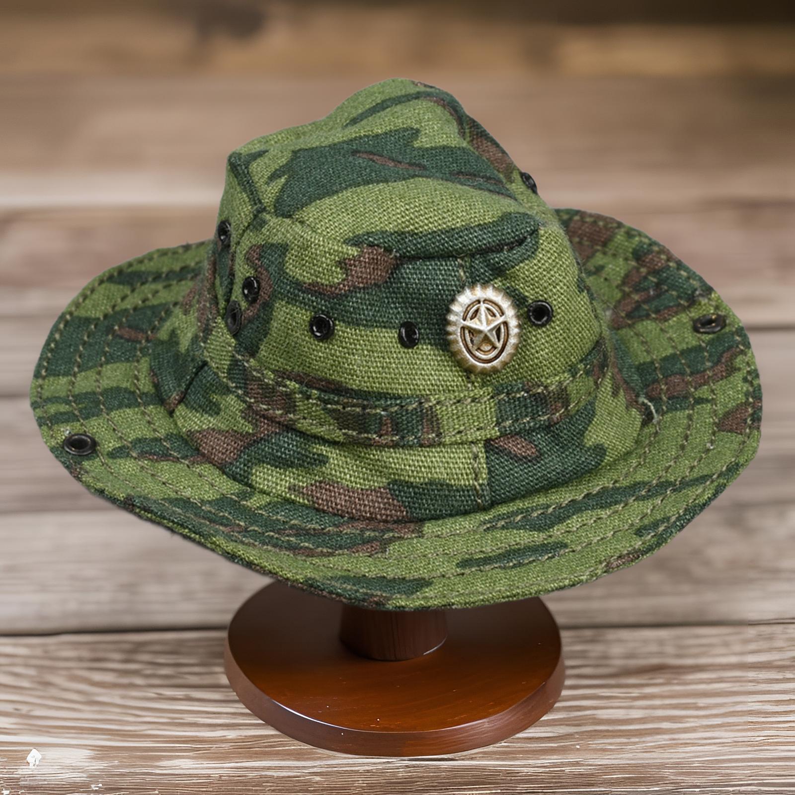 1:6 Soldier Green Hat Model Length 6cm for 12inch Soldier Figures