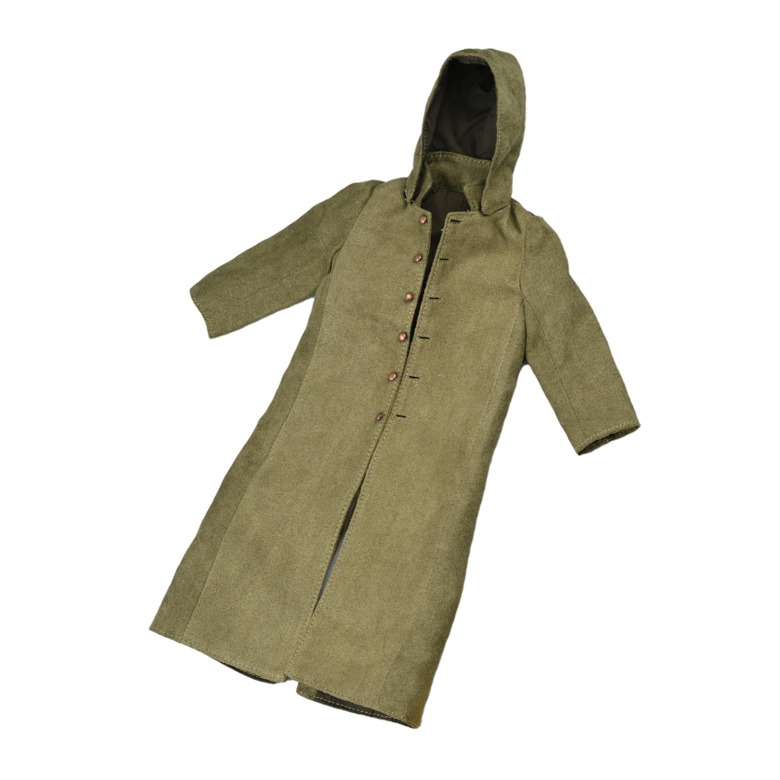 1:6 Scale Soldier Coat with Hat Model Accessory for 12'' Male Action Figures