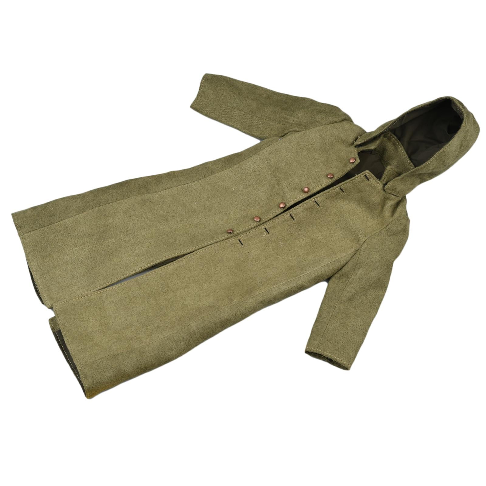 1:6 Scale Soldier Coat with Hat Model Accessory for 12'' Male Action Figures