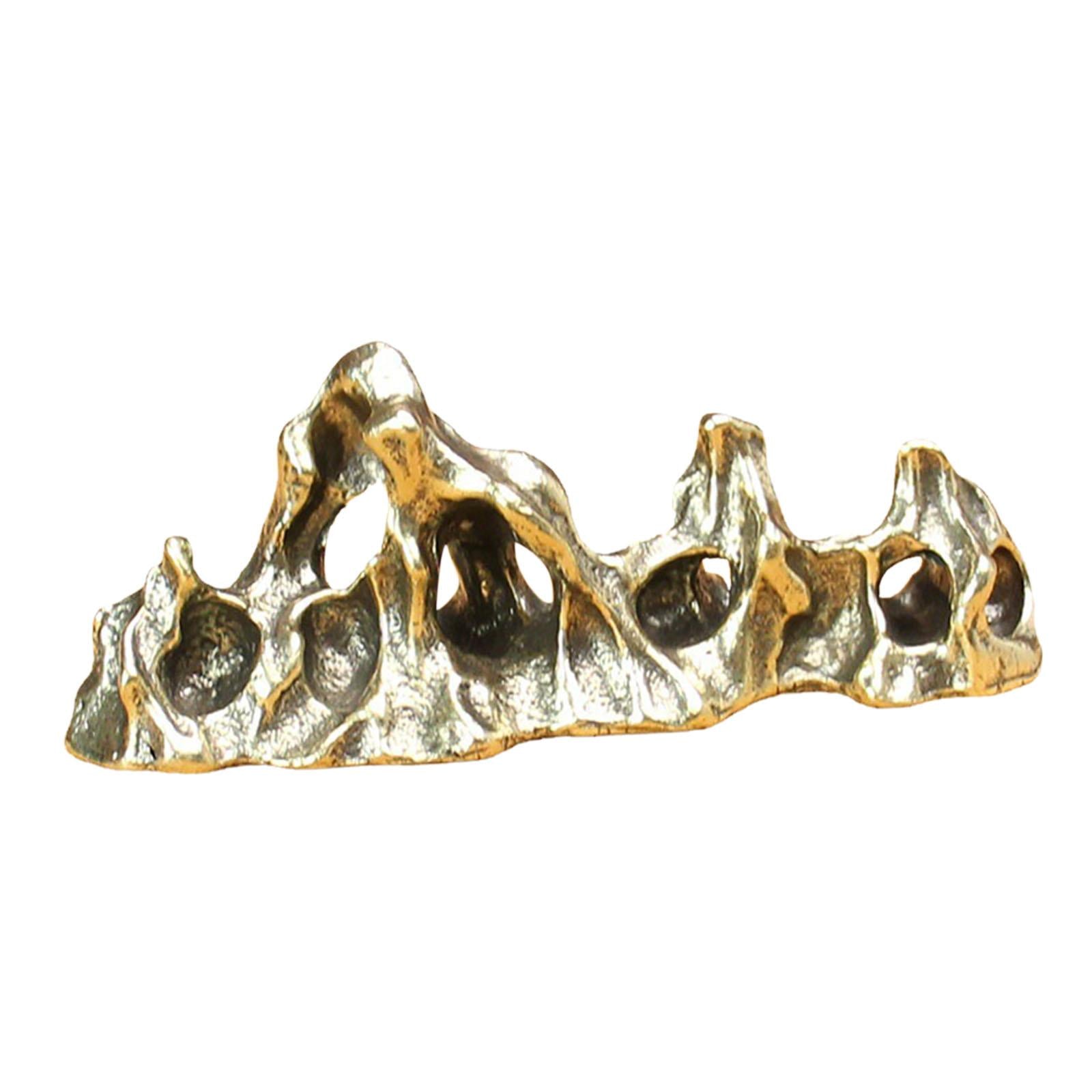 Tea Pet Ornament Feng Shui Decorative Rockery Statue for Tearoom Home Office