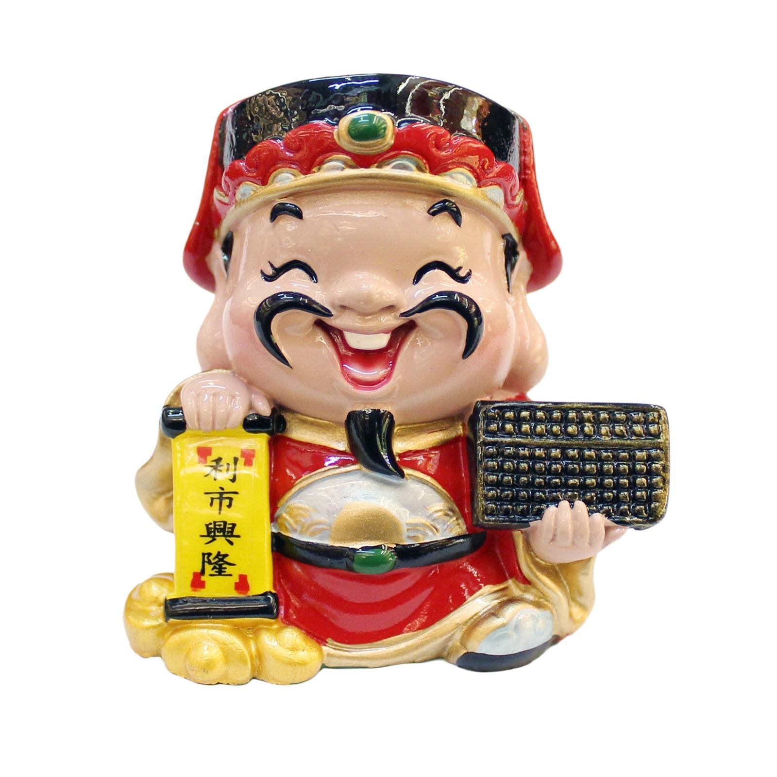Mini Figurine Automotive Interior Cute Tabletop Statue for Office Home Shelf Style Q
