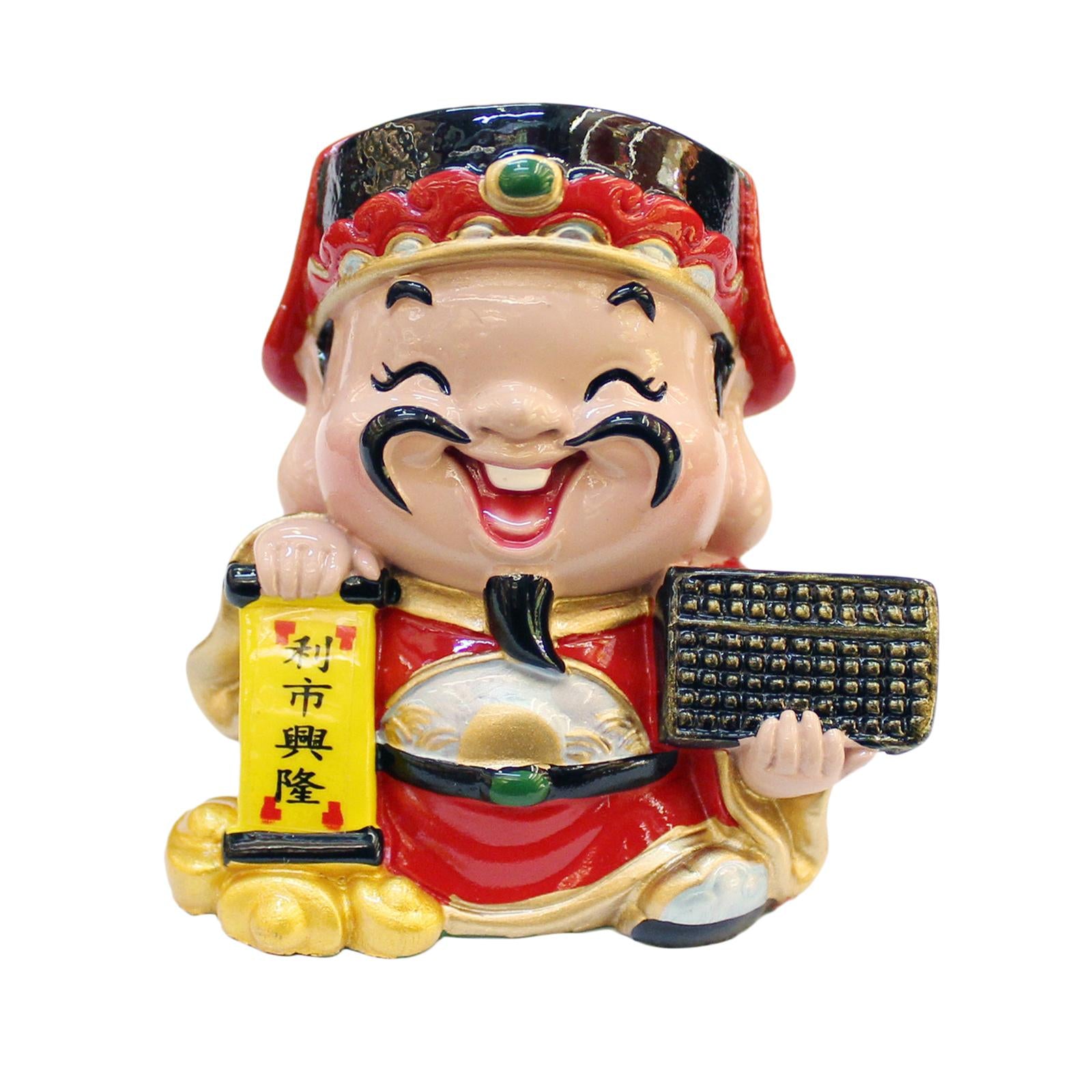 Mini Figurine Automotive Interior Cute Tabletop Statue for Office Home Shelf Style Q