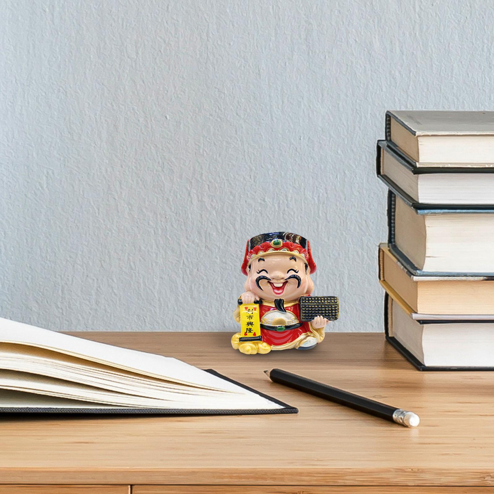 Mini Figurine Automotive Interior Cute Tabletop Statue for Office Home Shelf Style Q