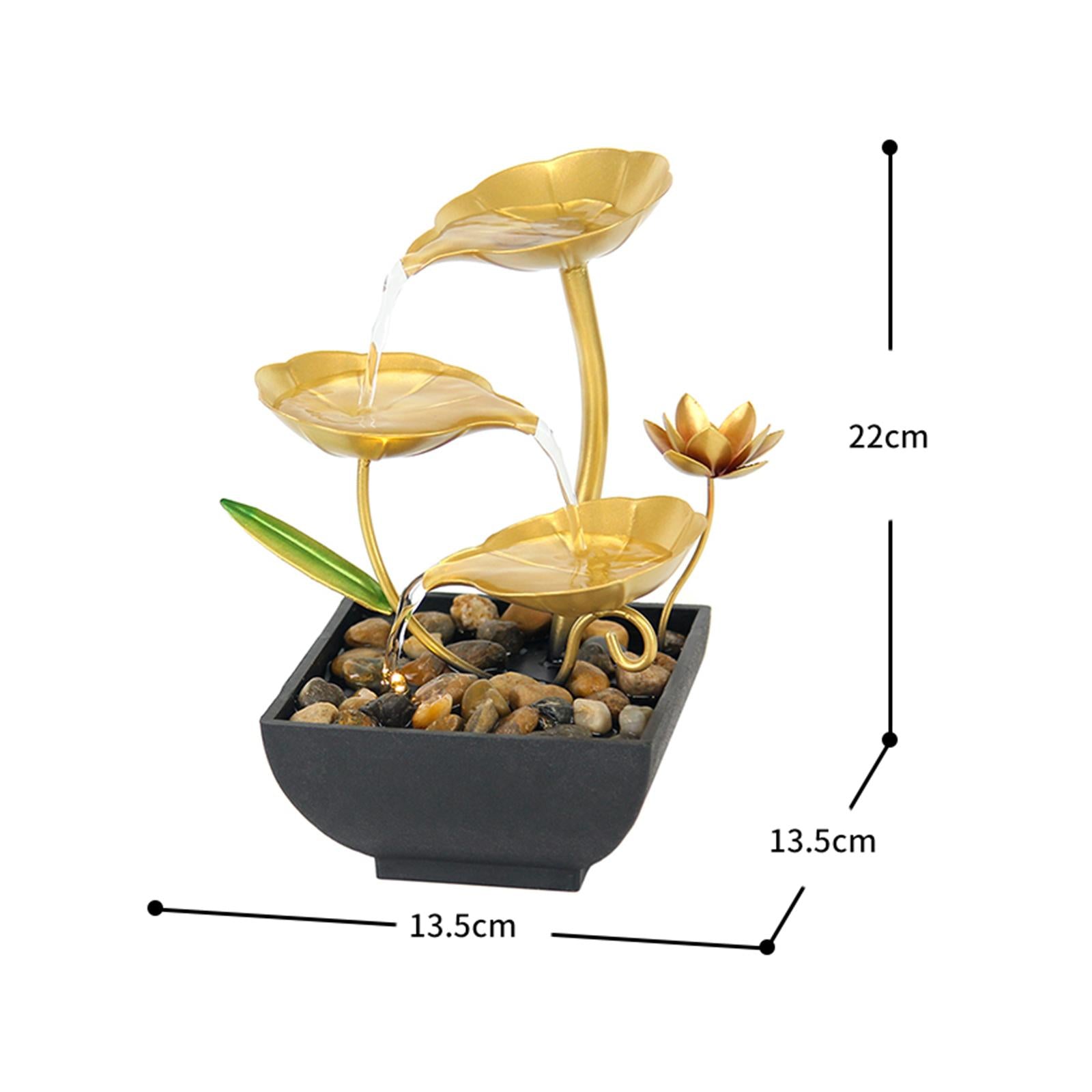 Tabletop Water Fountain Desktop Fountain for Home Office Decor Indoor Garden