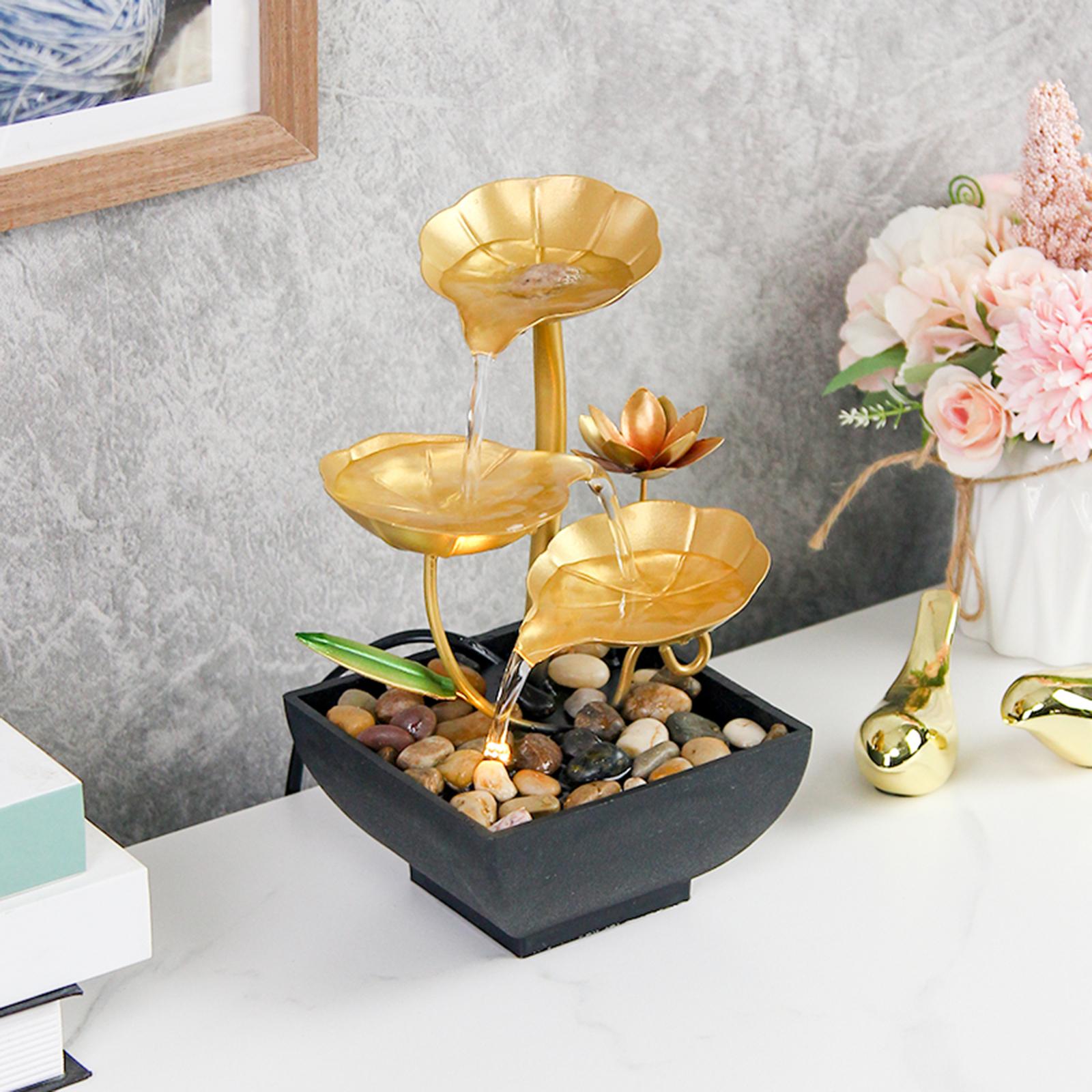 Tabletop Water Fountain Desktop Fountain for Home Office Decor Indoor Garden