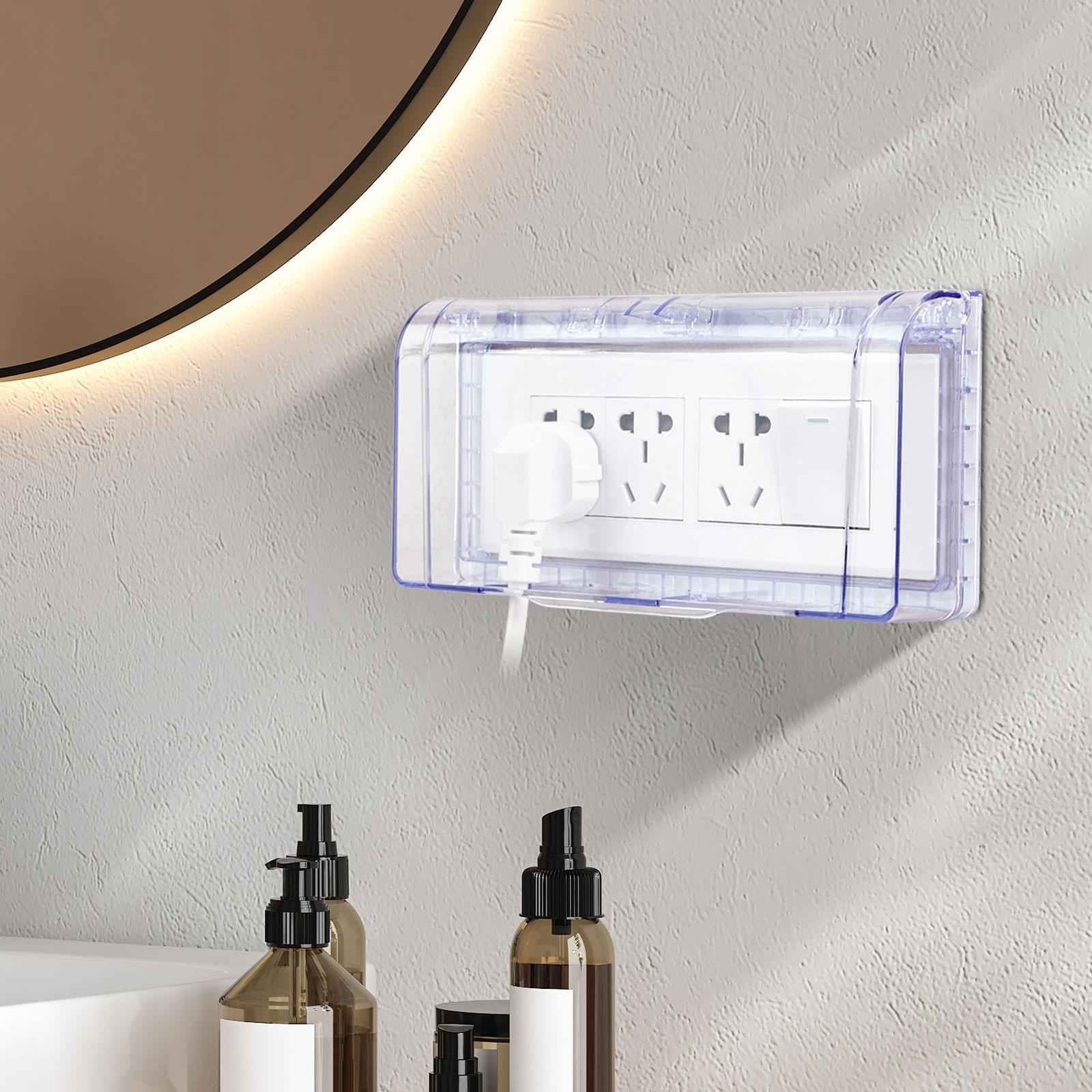 Waterproof Switch Plug Outlet Cover Washroom Protection Receptacle Protector Blue