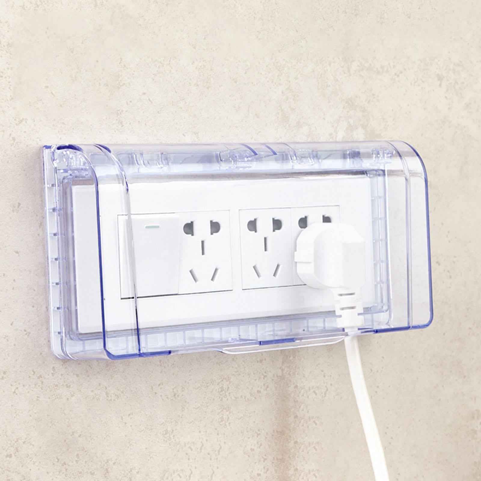 Waterproof Switch Plug Outlet Cover Washroom Protection Receptacle Protector Blue