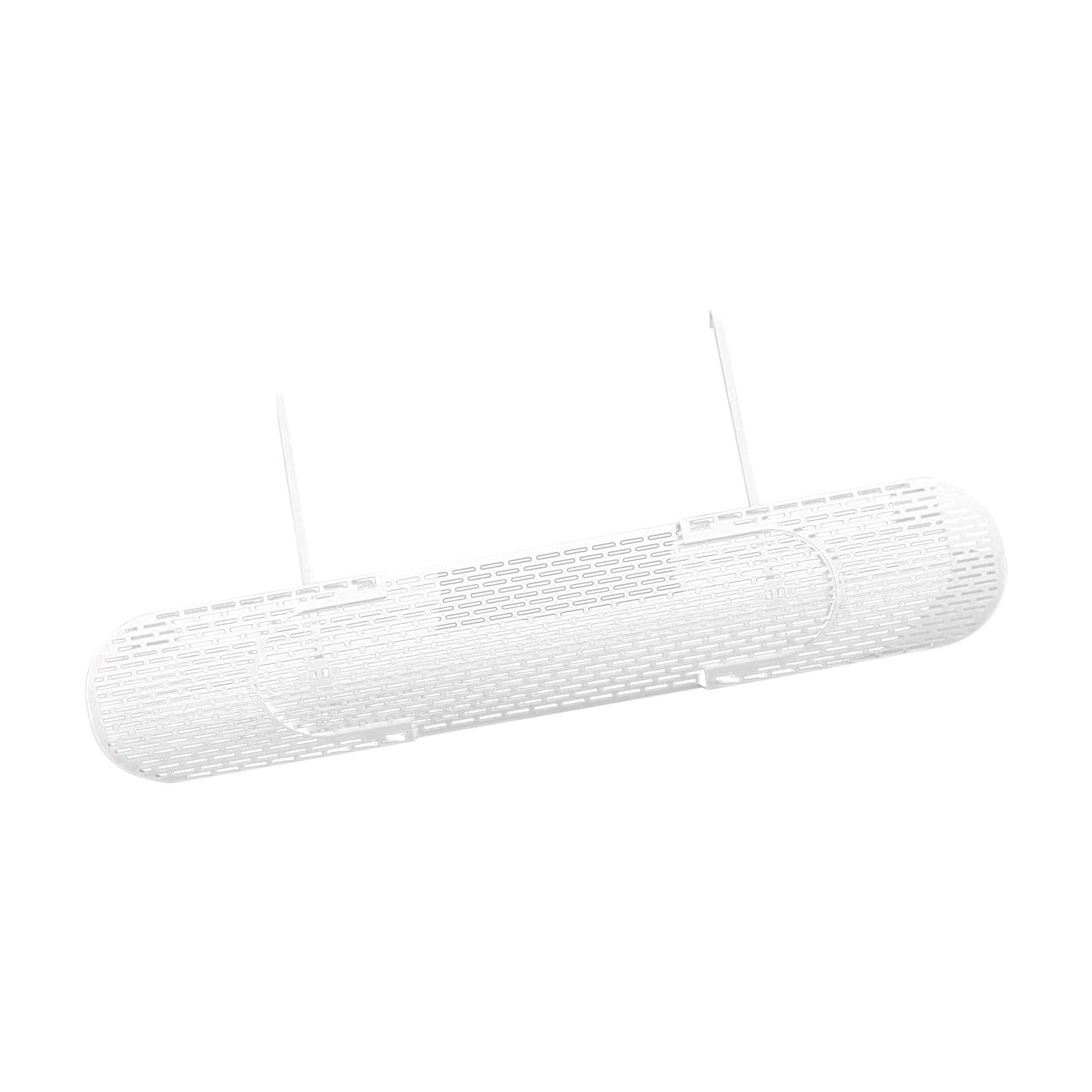 Retractable Air Conditioner Air Deflector Air Diverter Cover for Home Office No Fan White