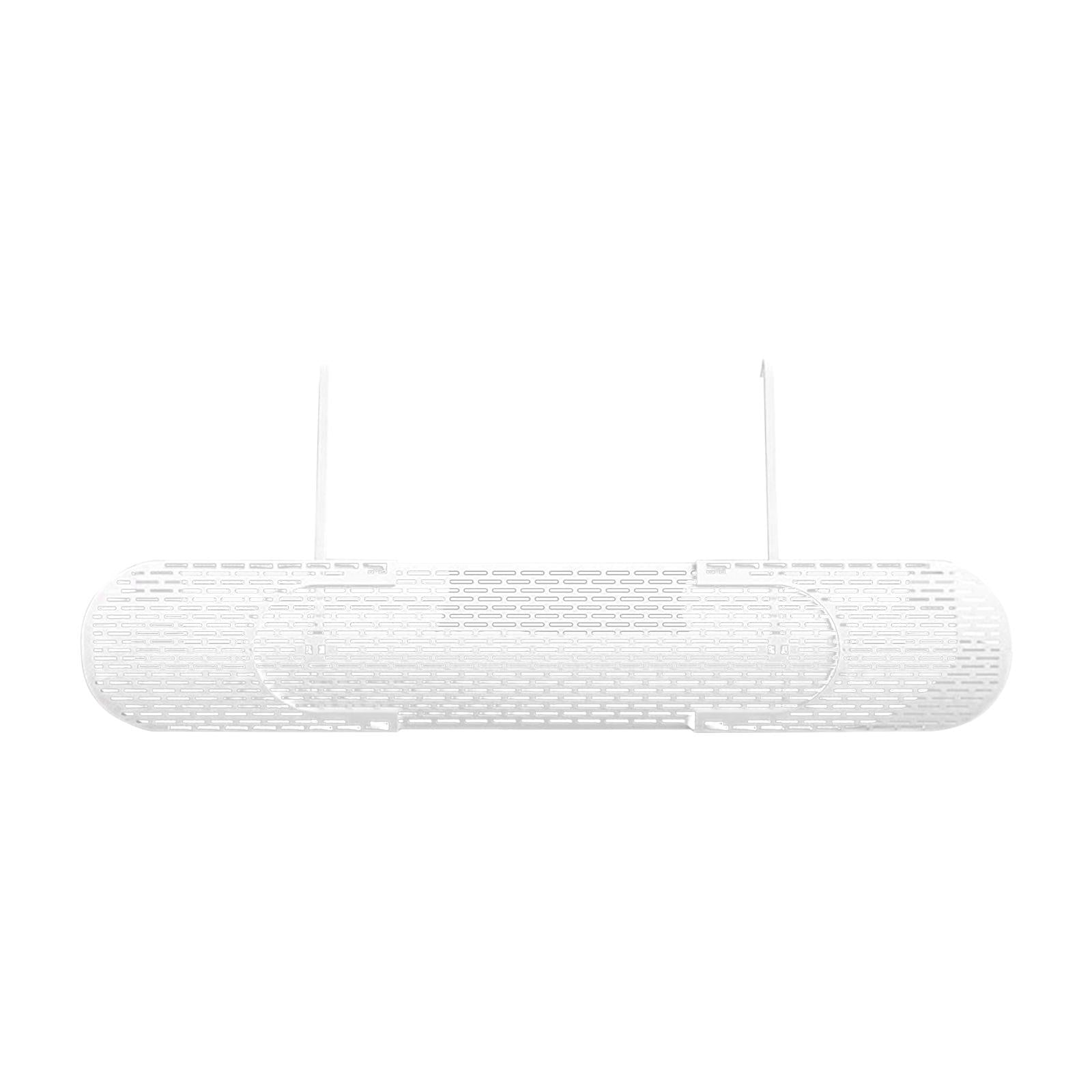 Retractable Air Conditioner Air Deflector Air Diverter Cover for Home Office No Fan White