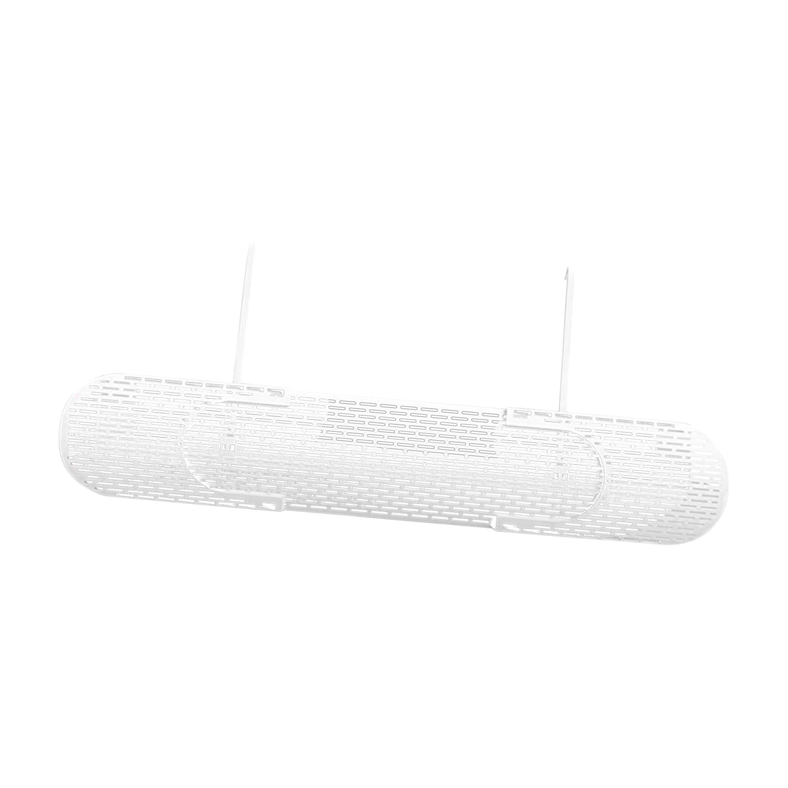 Retractable Air Conditioner Air Deflector Air Diverter Cover for Home Office No Fan White