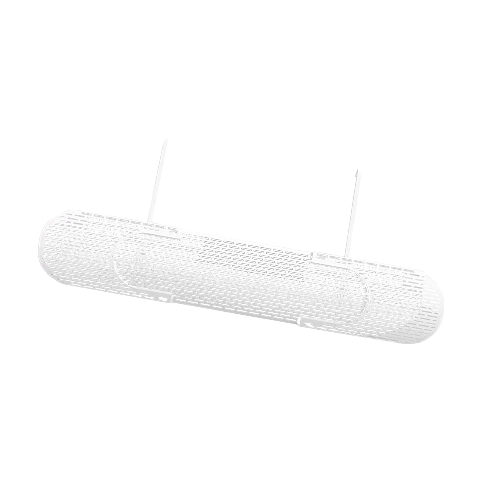 Retractable Air Conditioner Air Deflector Air Diverter Cover for Home Office No Fan White