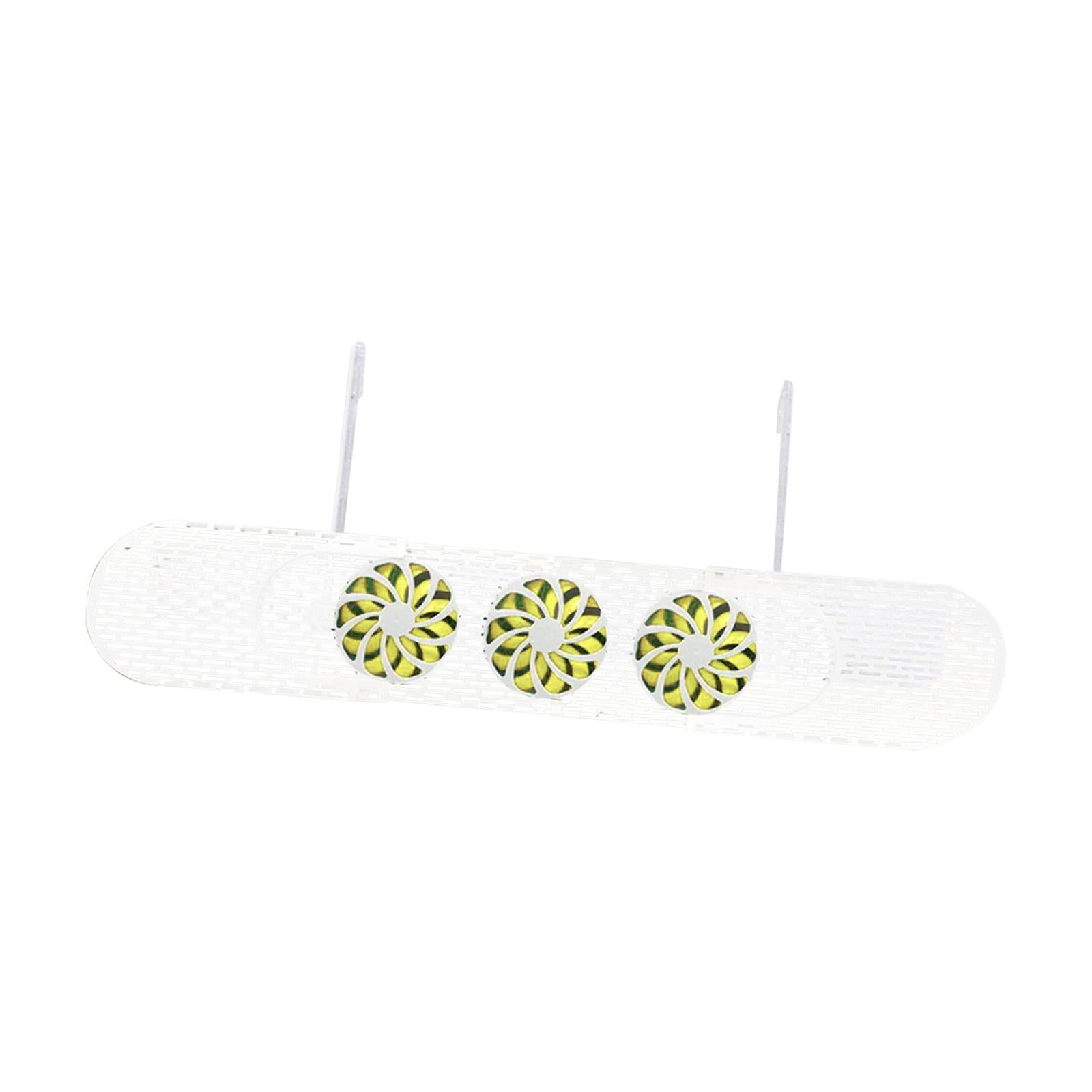 Retractable Air Conditioner Air Deflector Air Diverter Cover for Home Office Orange Fan White