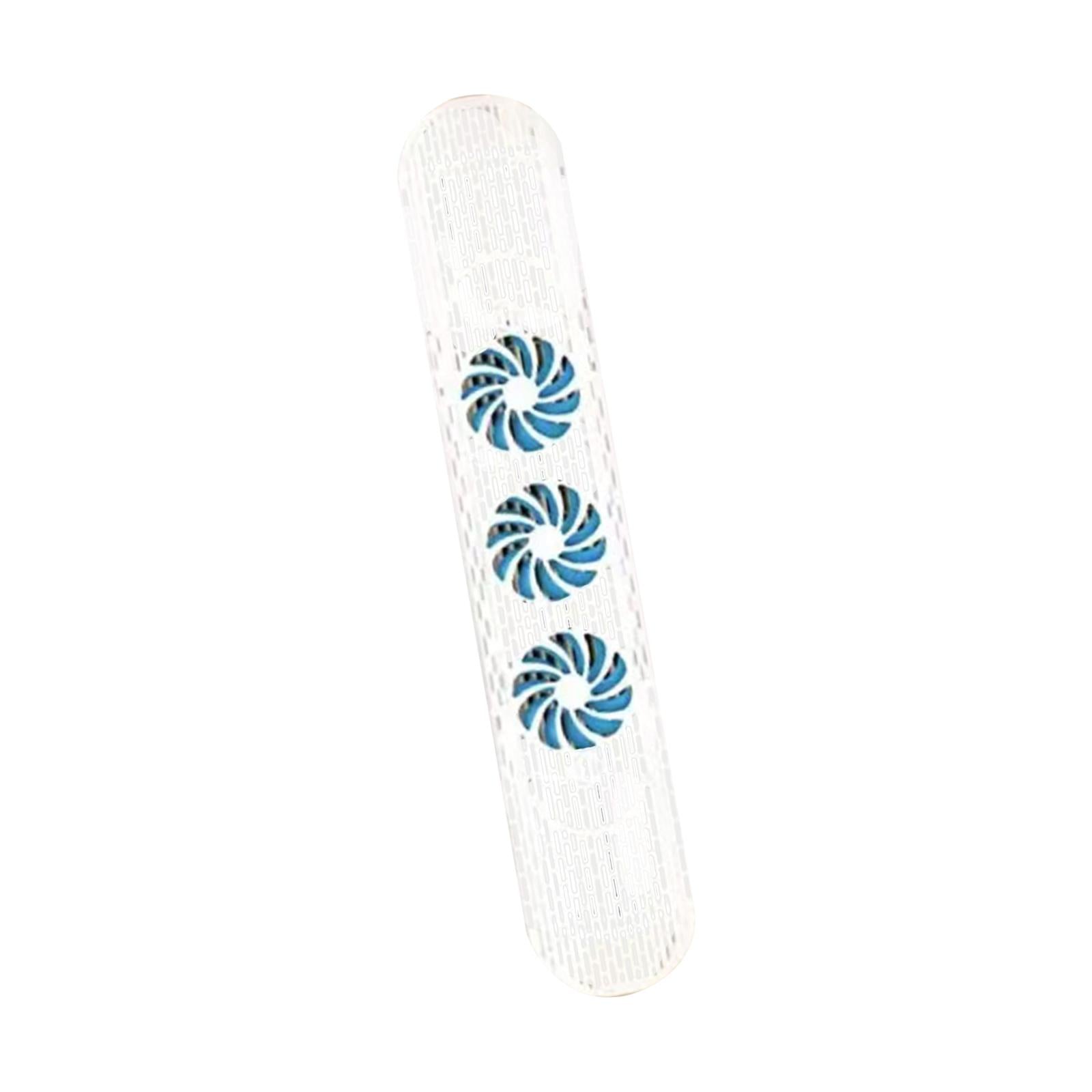Retractable Air Conditioner Air Deflector Air Diverter Cover  Blue Fan White