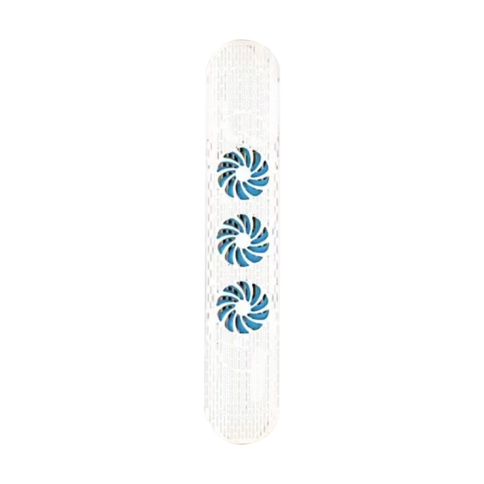 Retractable Air Conditioner Air Deflector Air Diverter Cover  Blue Fan White