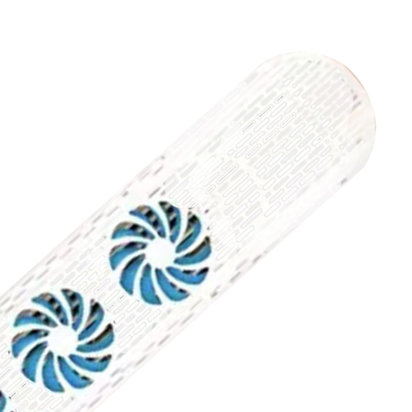 Retractable Air Conditioner Air Deflector Air Diverter Cover  Blue Fan White