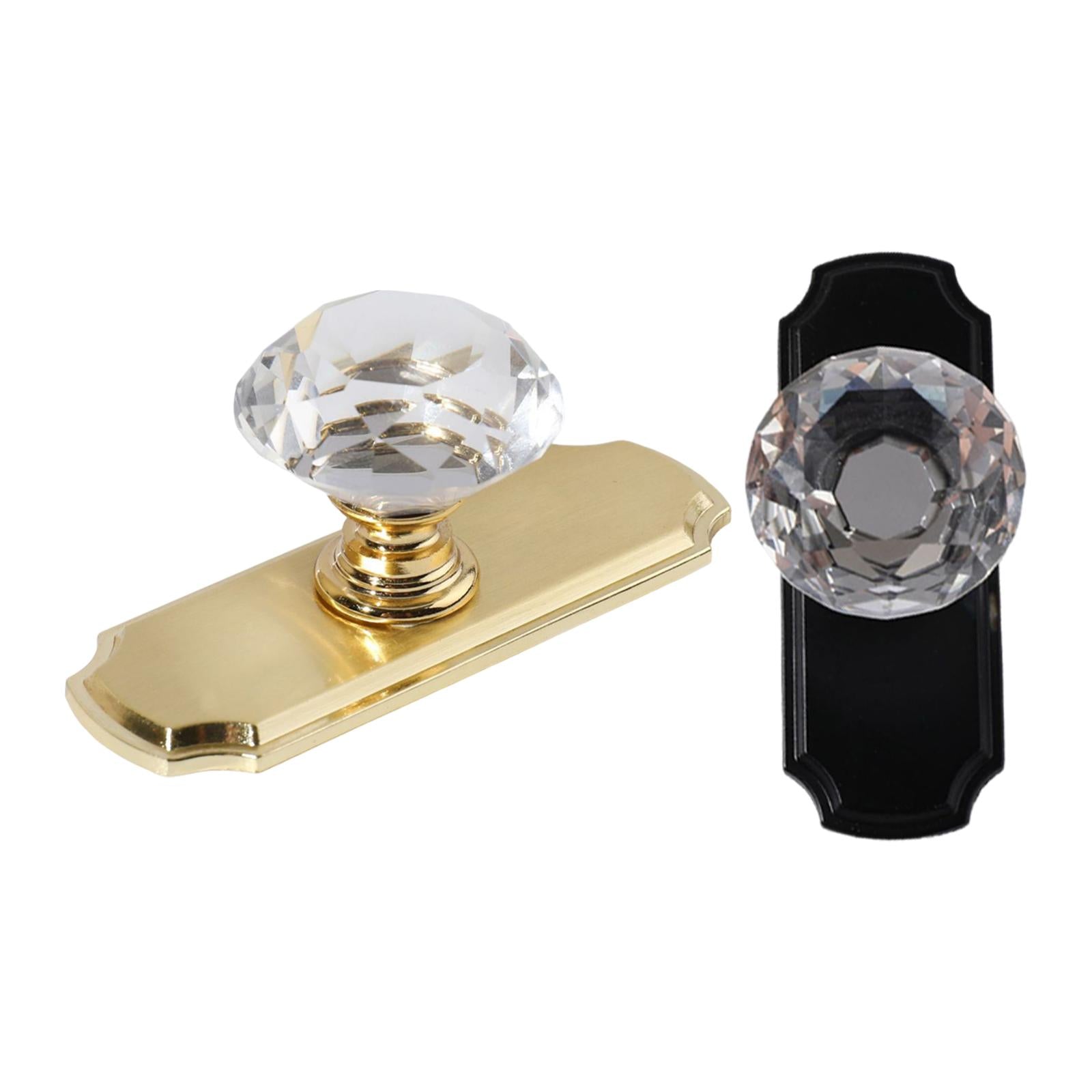 Cabinet Handle Rhinestone Bedside Table Handle for Bookcase Cupboard Dresser Gold