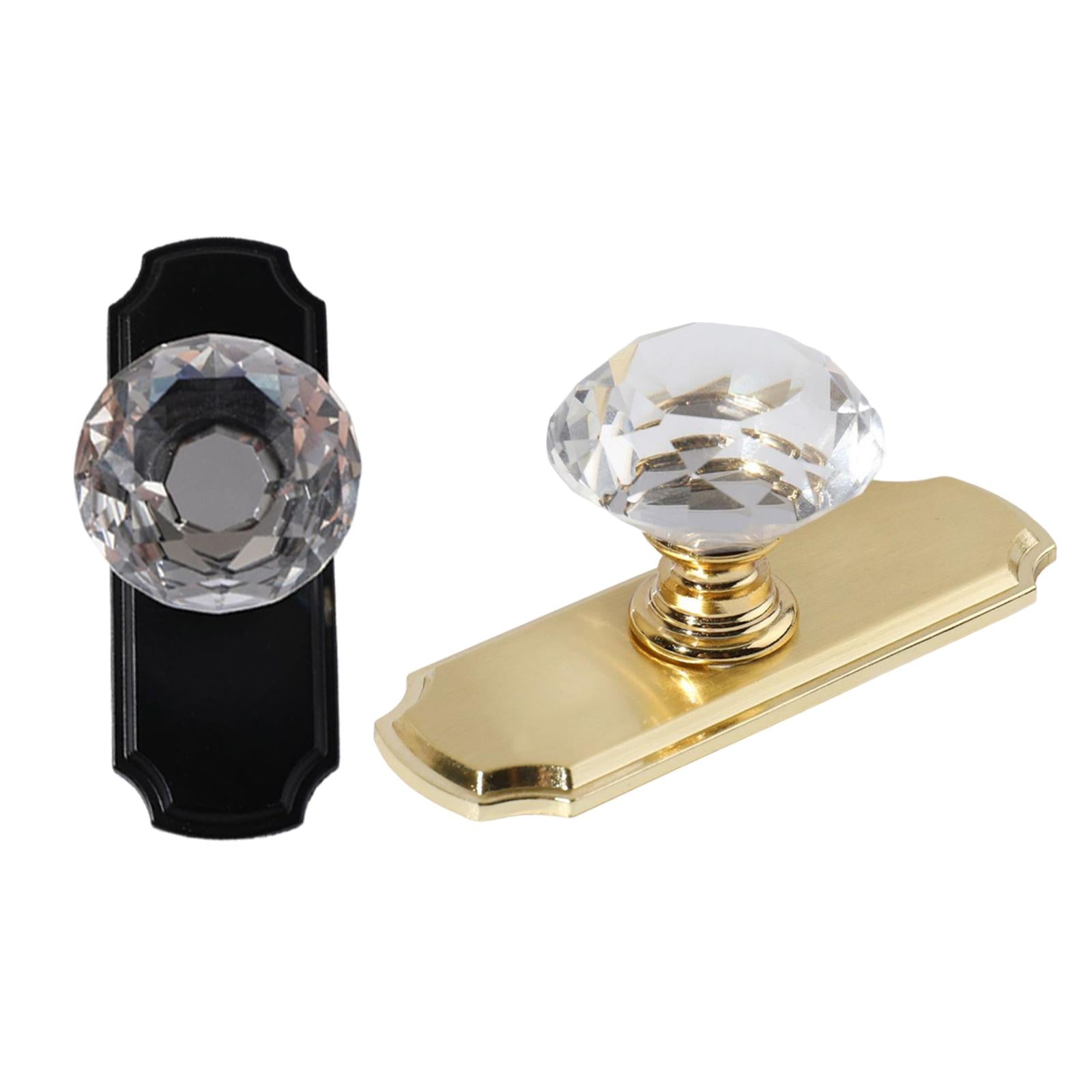 Cabinet Handle Rhinestone Bedside Table Handle for Bookcase Cupboard Dresser Gold