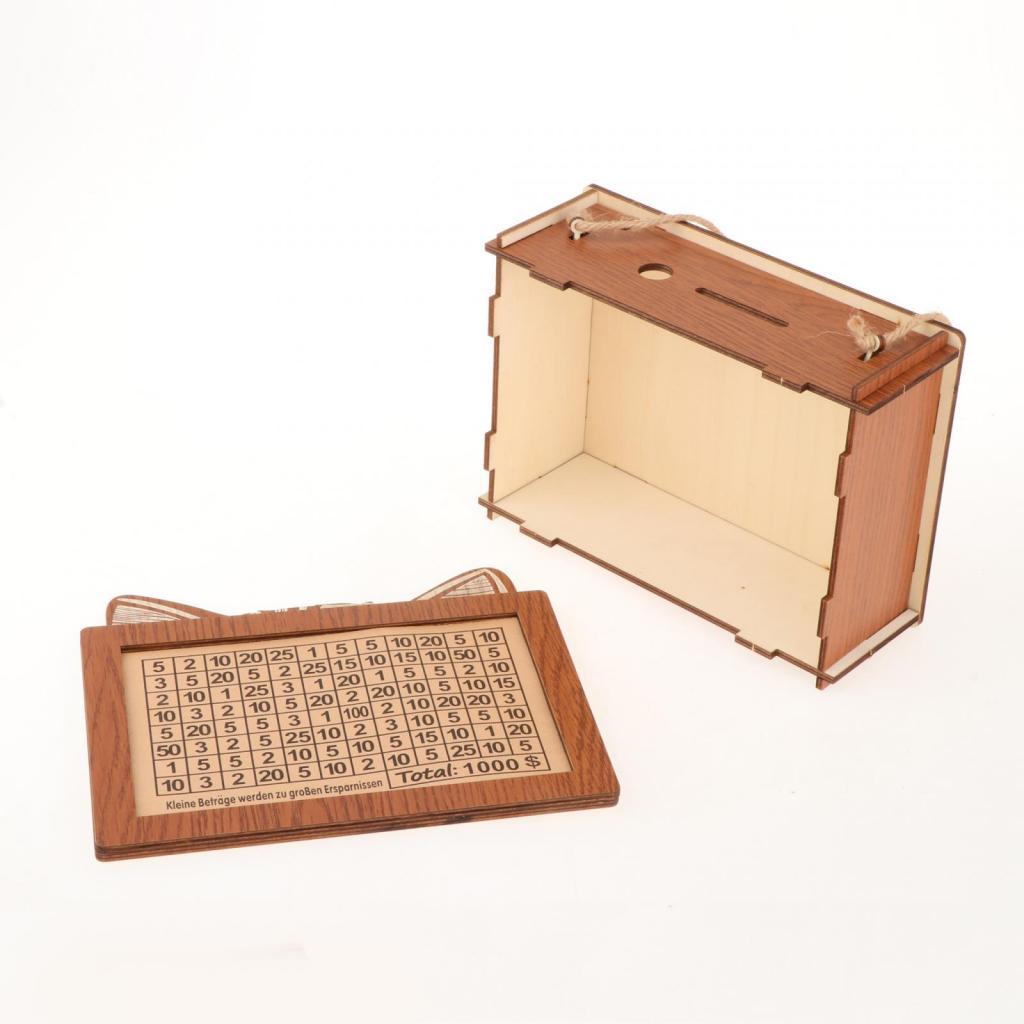 Money Box with Counter Home Decor Crafts Money Bank with Money Saving Target