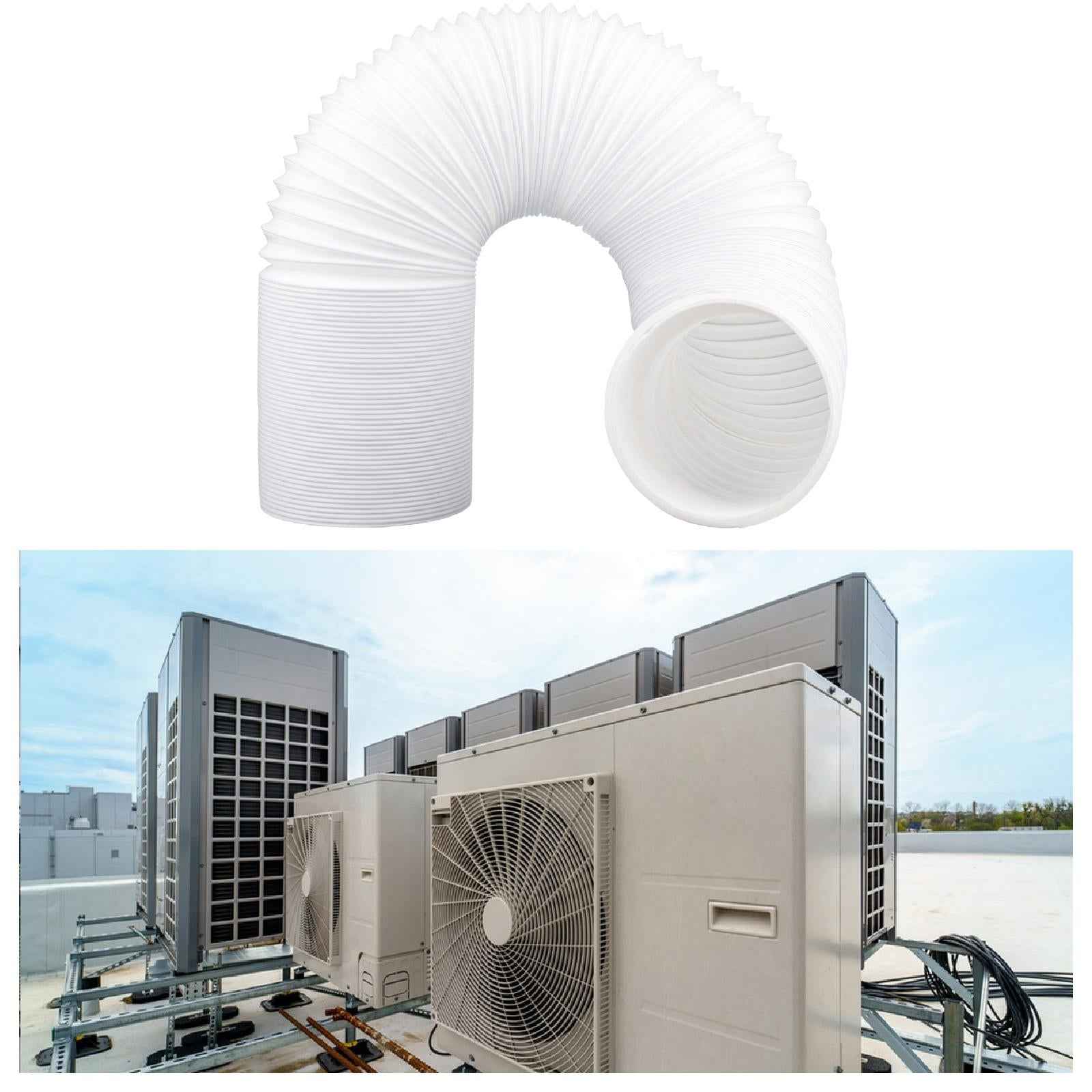 Portable Air Conditioner Hose Flexible Easy to Mount Parts Replacement Parts 1m
