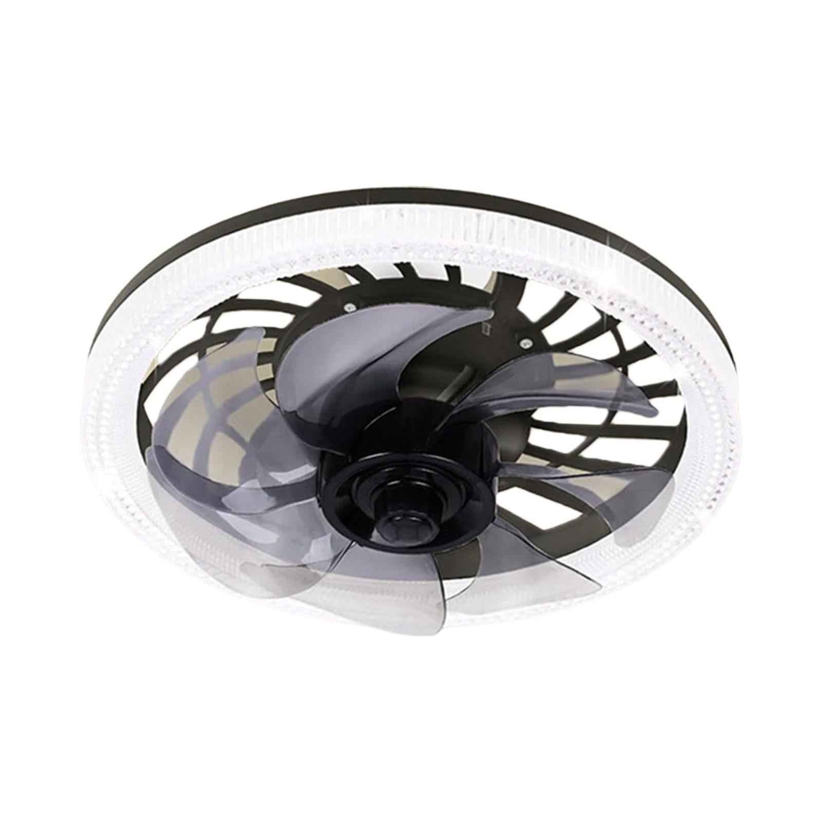 Ceiling Fan with Light Mute with Remote Fan Lamp for Office Home Dining Room Coffee