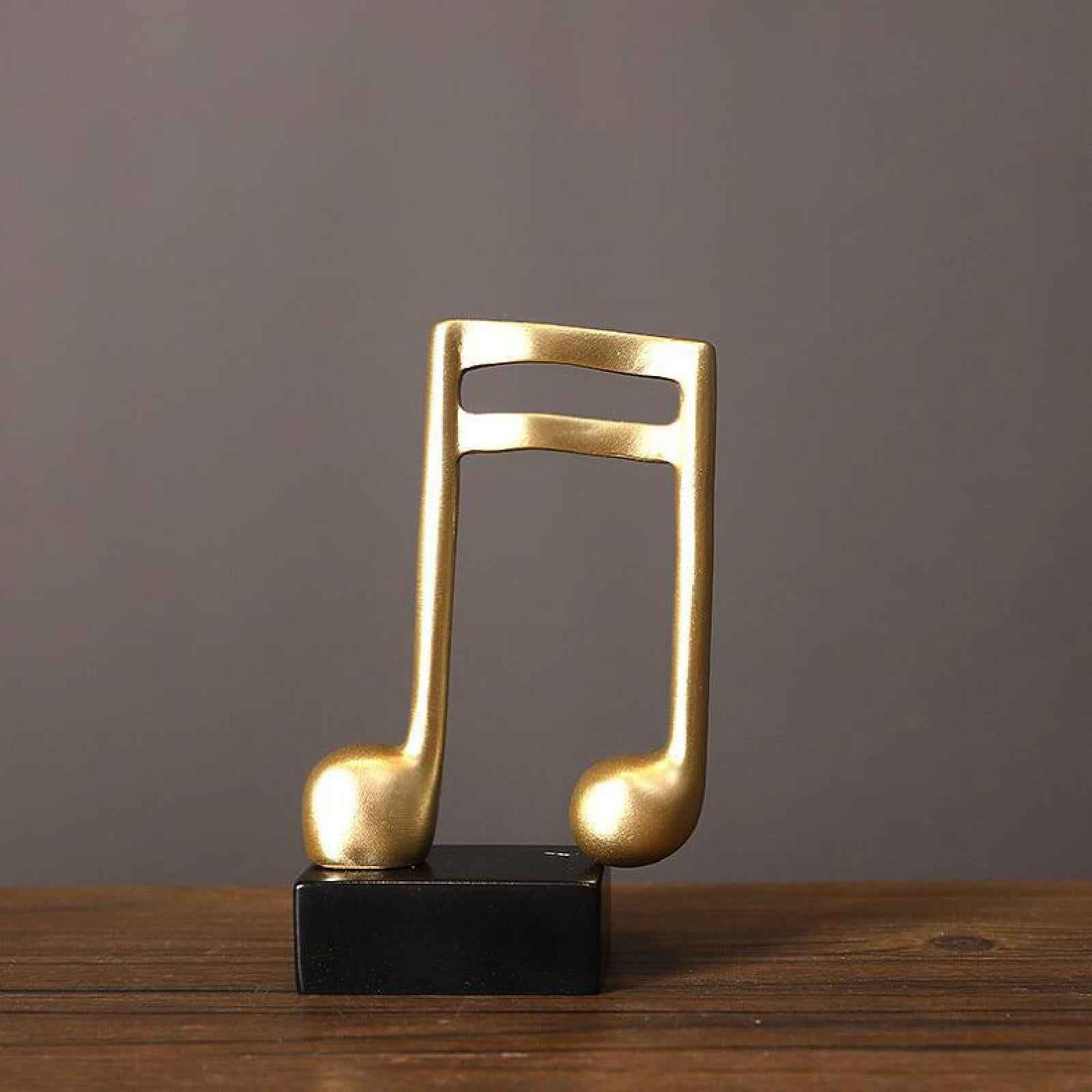 Music Note Sculpture Table Centerpiece Creative for Bookshelf Desk Fireplace Style A