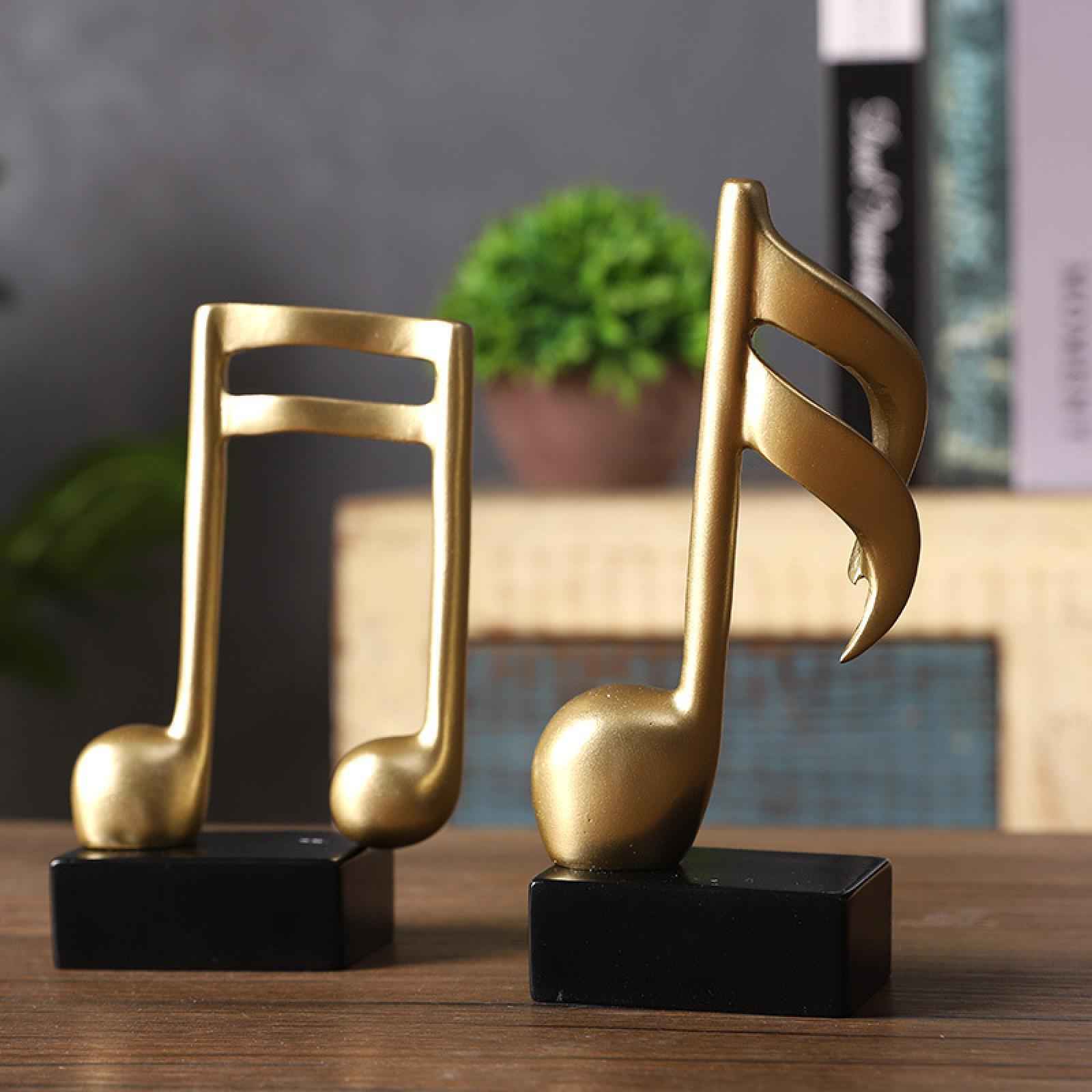 Music Note Sculpture Table Centerpiece Creative for Bookshelf Desk Fireplace Style A