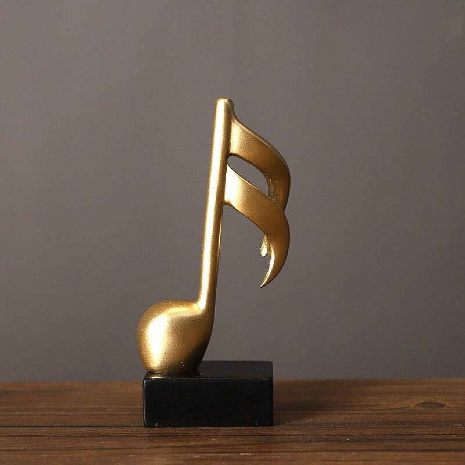 Music Note Sculpture Table Centerpiece Creative for Bookshelf Desk Fireplace Style A