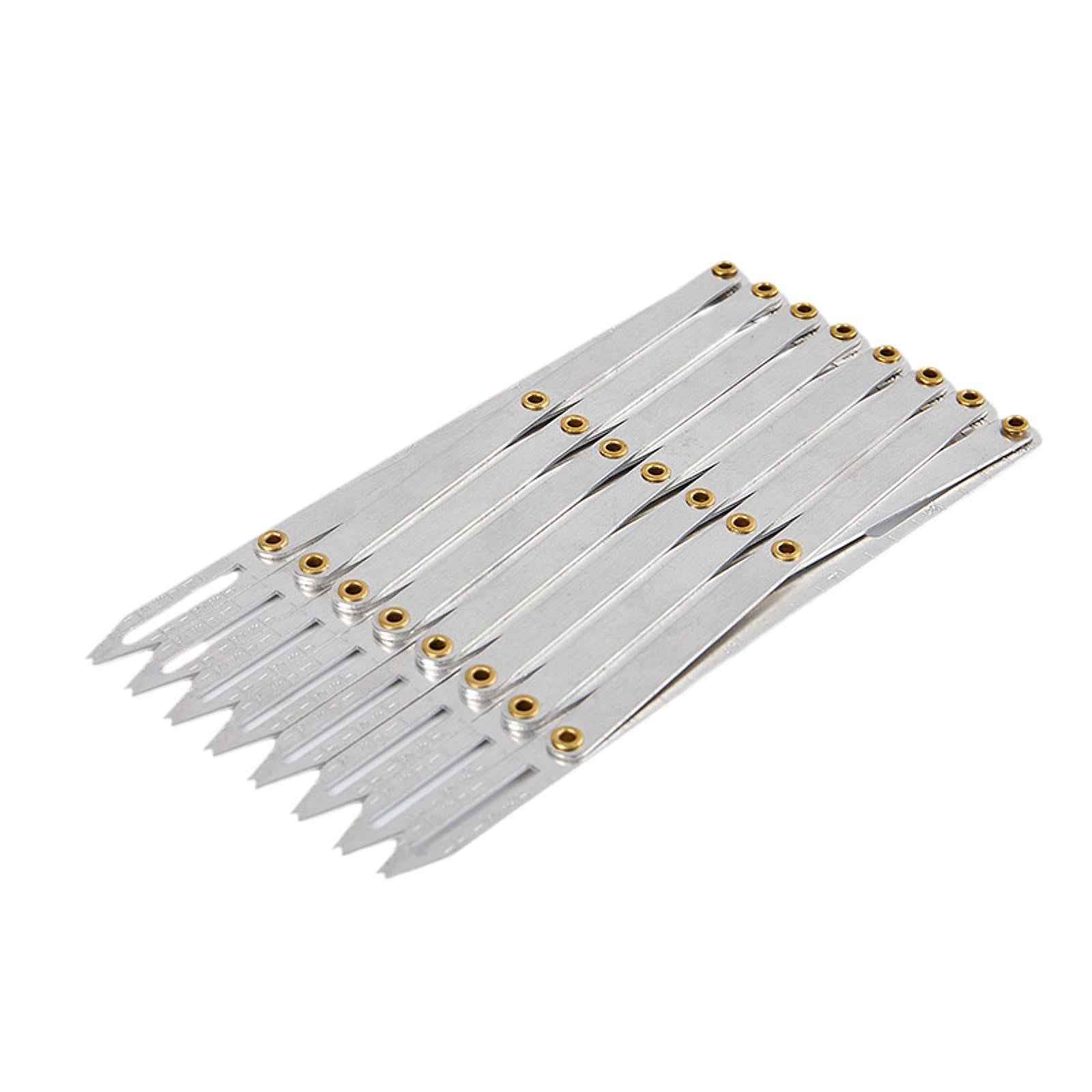 Expanding Sewing Gauge Button Guide for Window Curtain Pleats Button Marking