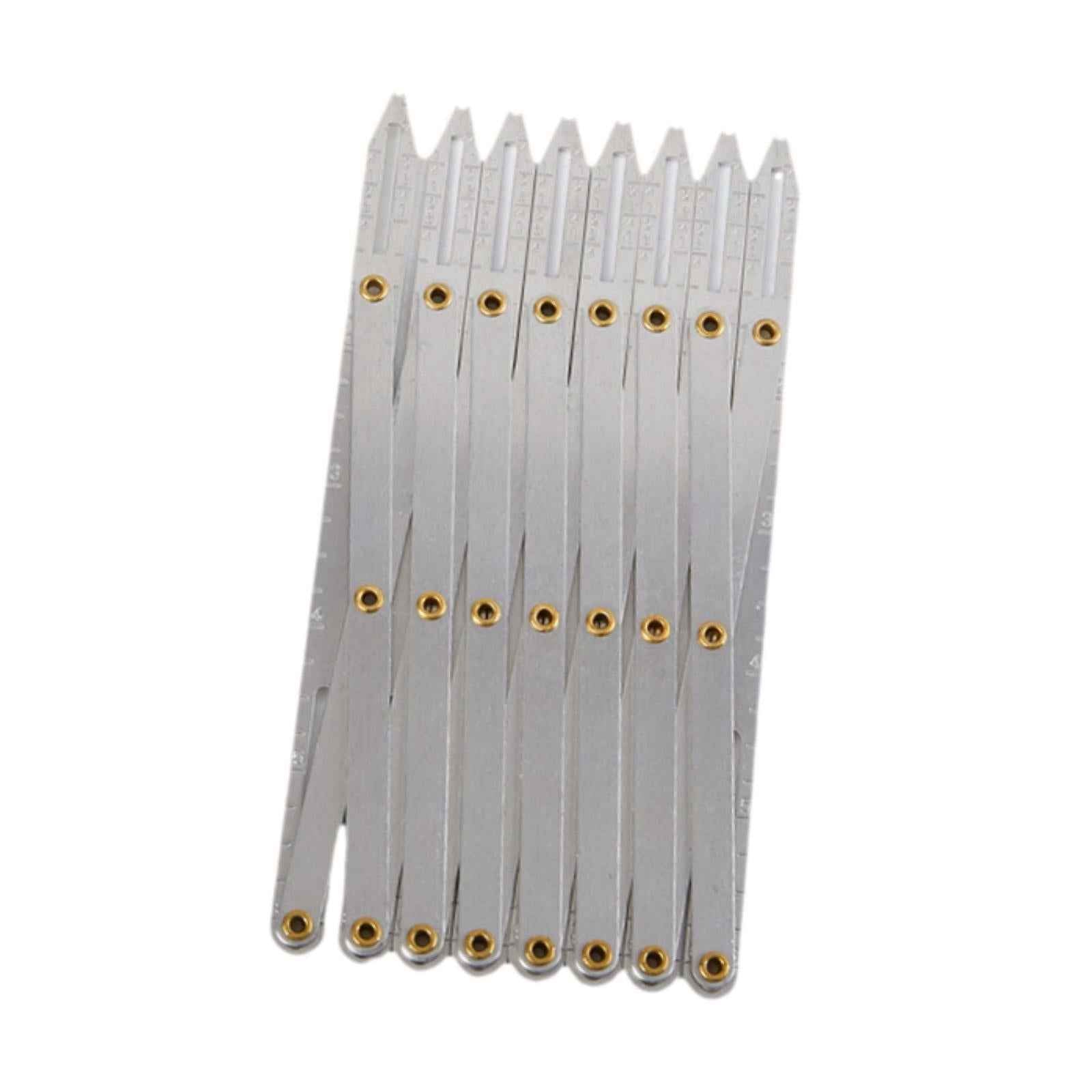 Expanding Sewing Gauge Button Guide for Window Curtain Pleats Button Marking