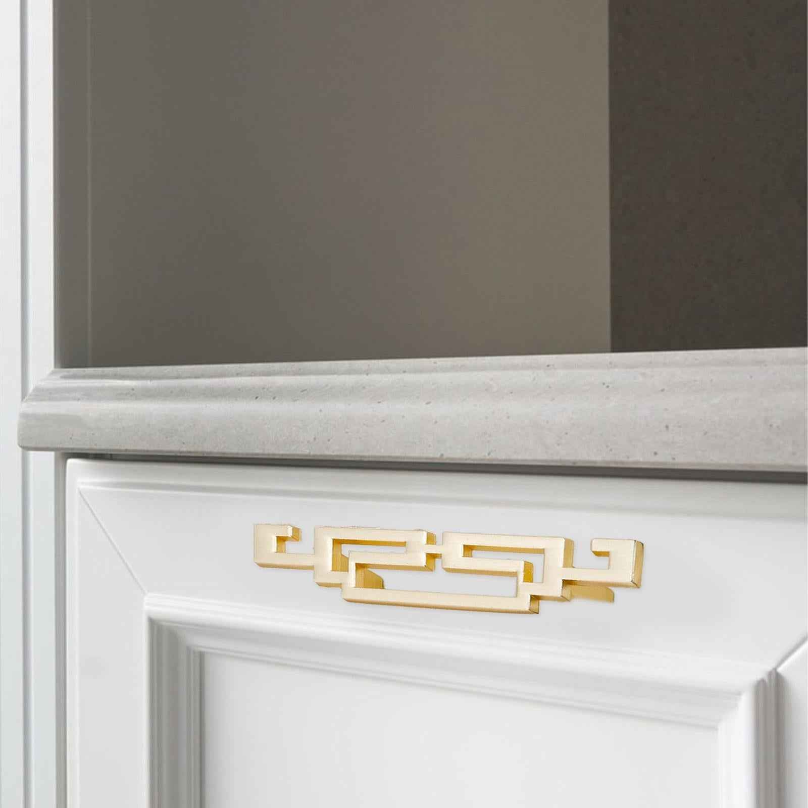 Drawer Pull Cabinet Hardware Sturdy Parts for Furniture Living Room Bathroom Hole Spacing 96mm