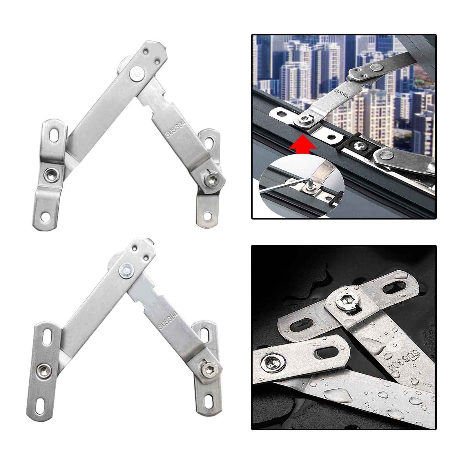 Window Sash Lock Window Restrictor Patio Security Living Room Window Stopper 15.6cmx13mm