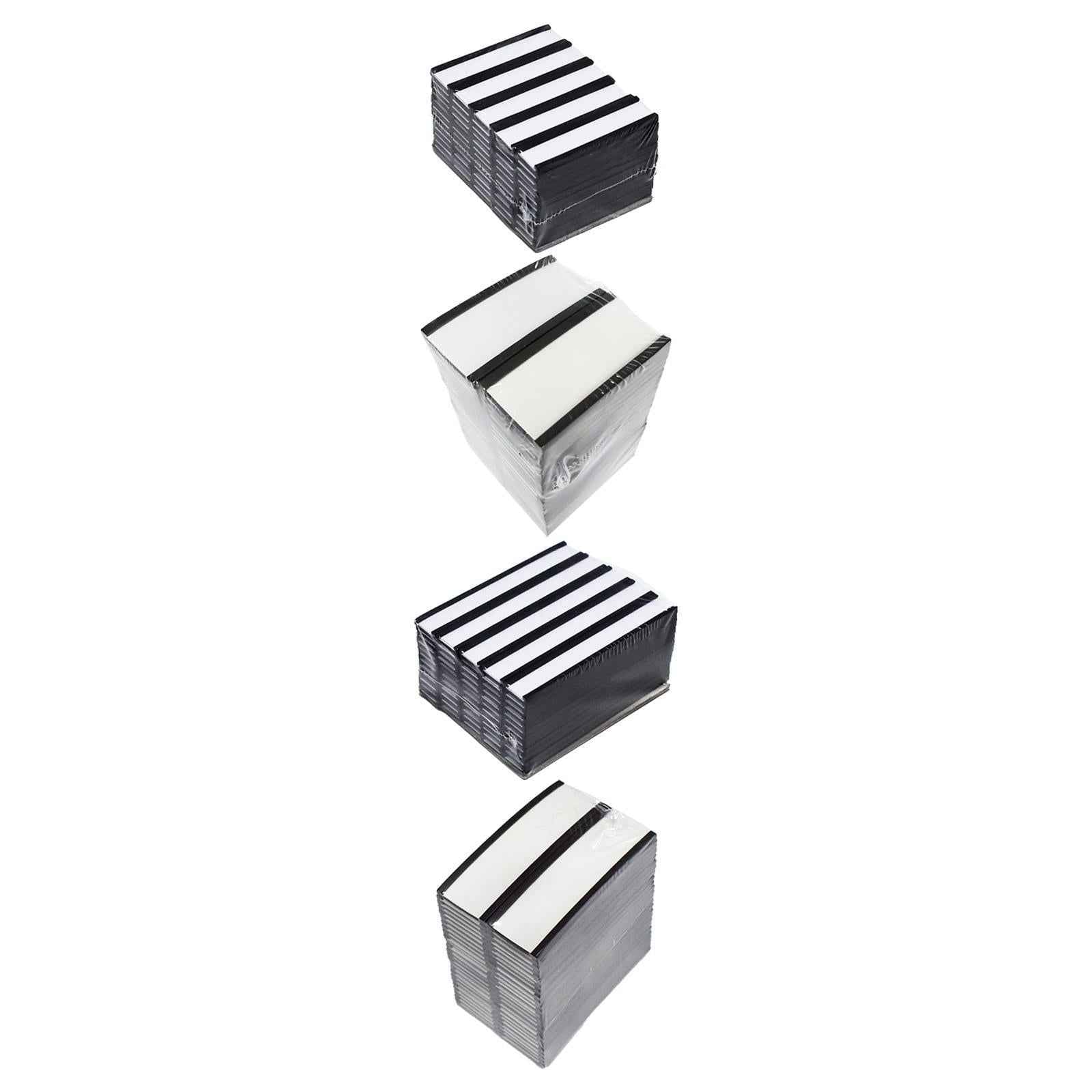 Magnetic Label Holders Workshop Data Cards Holder Garage Office Shelf Labels 5.08x1.27cm 60Pcs