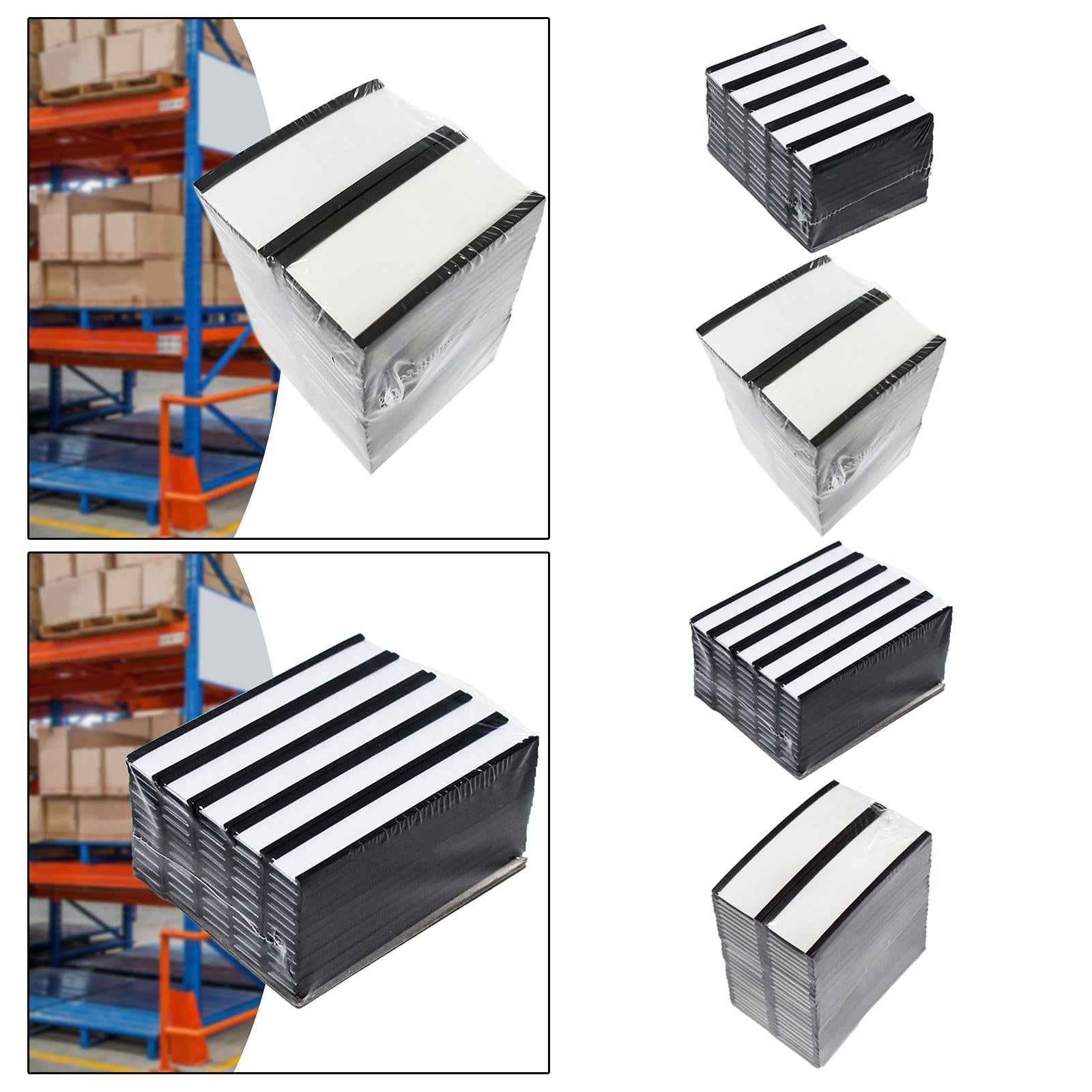 Magnetic Label Holders Workshop Data Cards Holder Garage Office Shelf Labels 5.08x1.27cm 60Pcs