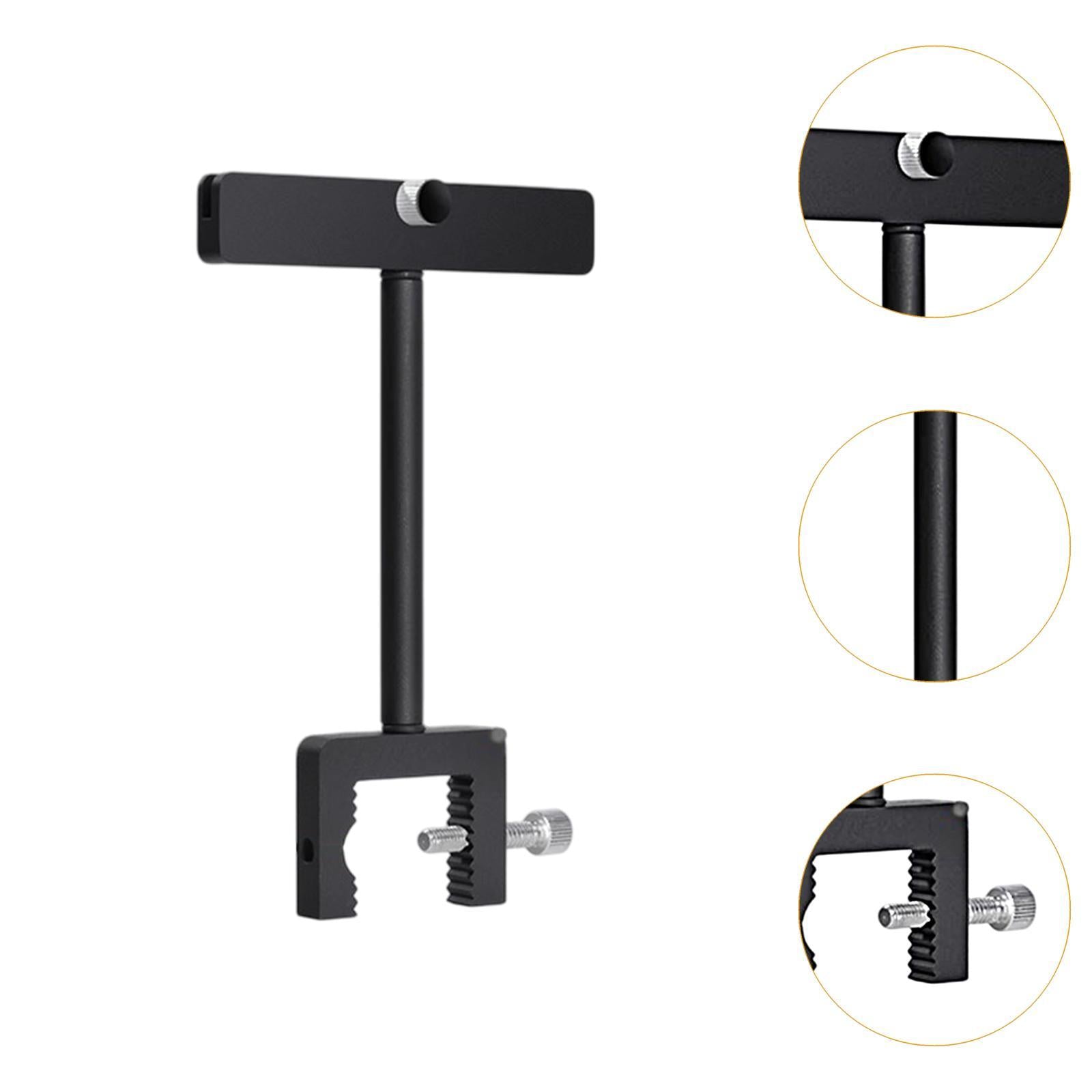 Sign Holder Clamp Reused Rotatable for Supermarket Clothing Store Exhibition Black