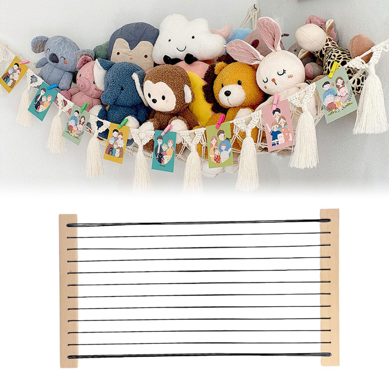 Stuffed Animal Storage Versatile Corner Hammock Net for Study Dormitory Home