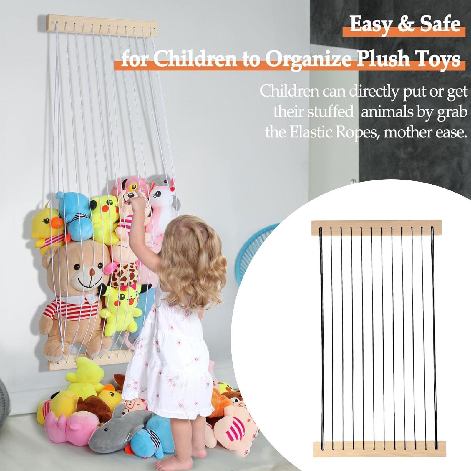 Stuffed Animal Storage Versatile Corner Hammock Net for Study Dormitory Home