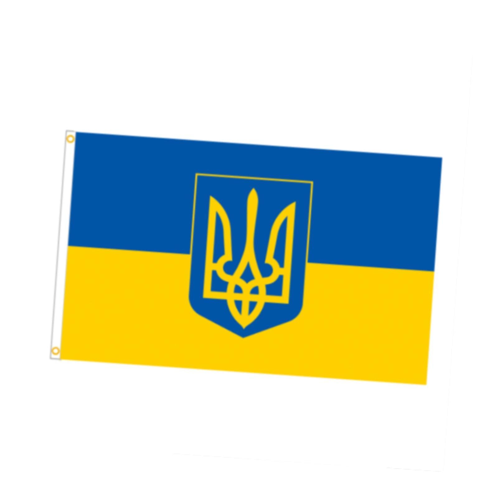 90cmx150cm Ukraine Flag Lightweight for Garden Home Decor Outdoor Decoration