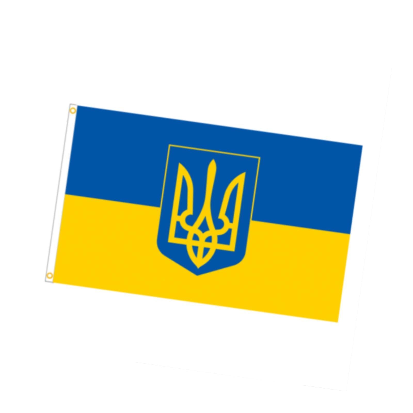 90cmx150cm Ukraine Flag Lightweight for Garden Home Decor Outdoor Decoration