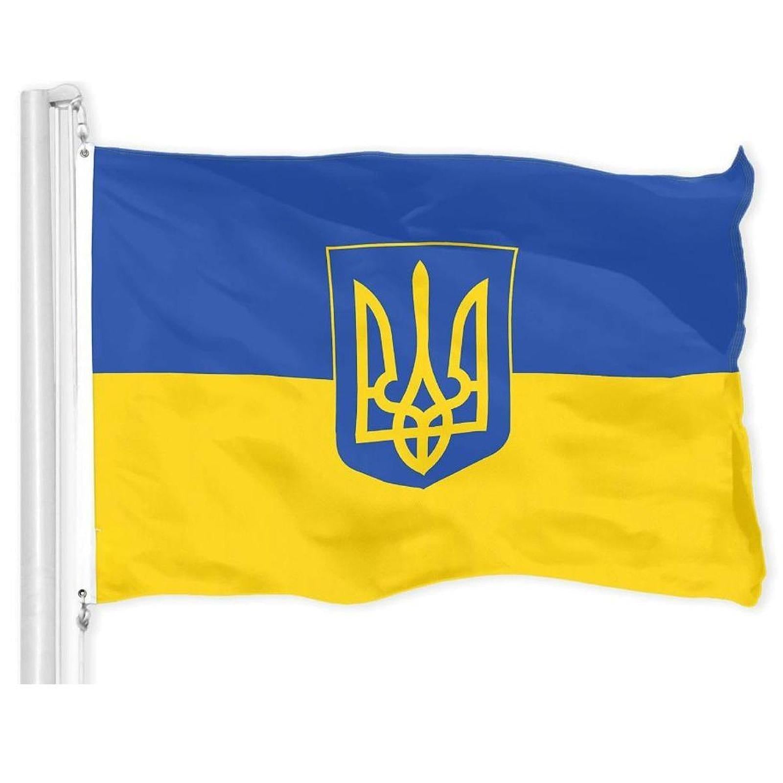 90cmx150cm Ukraine Flag Lightweight for Garden Home Decor Outdoor Decoration