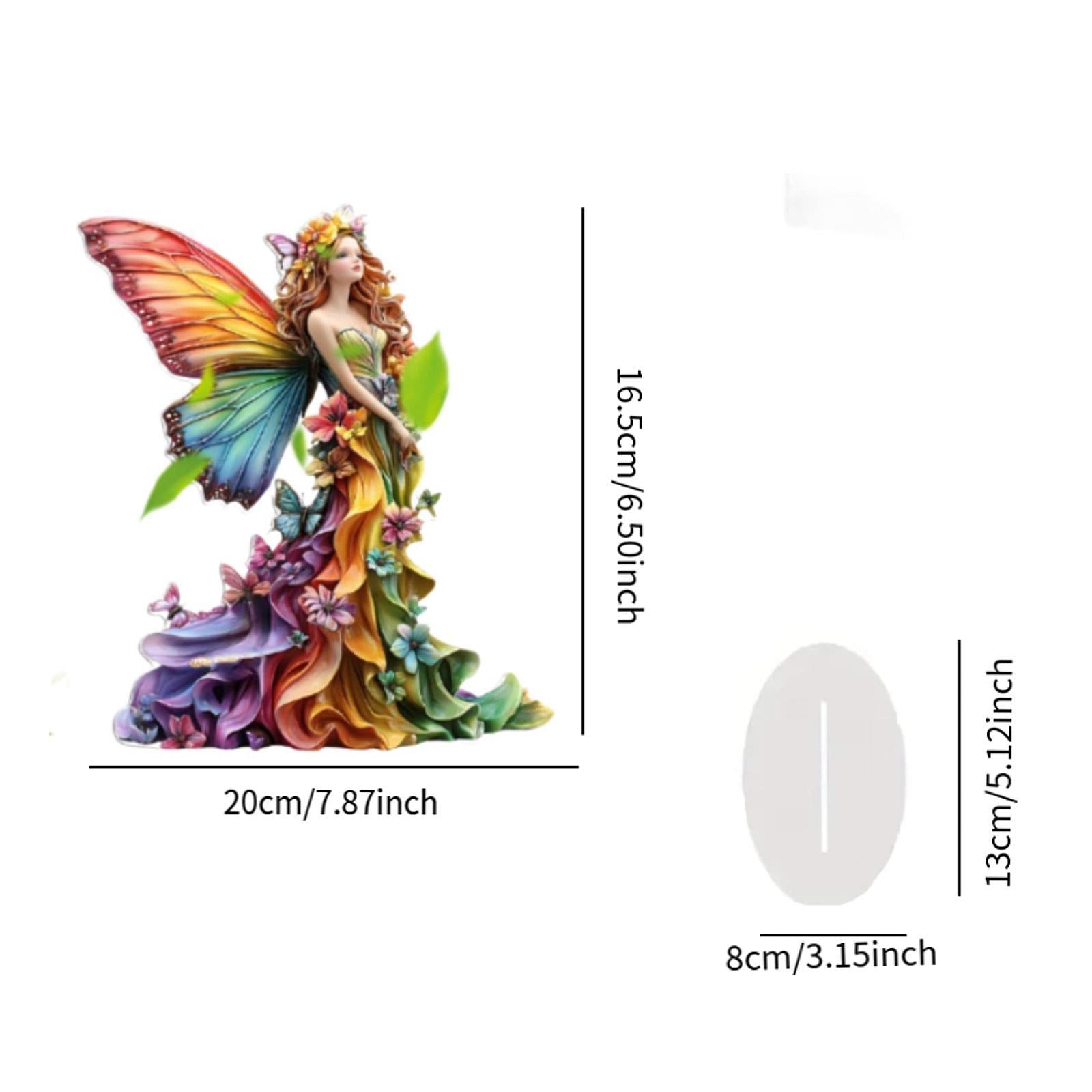 Acrylic Butterfly Fairy Decor Attractive for Fireplace Display Shelf Holiday