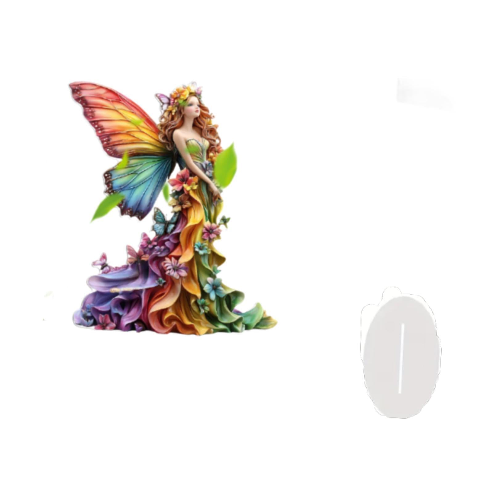 Acrylic Butterfly Fairy Decor Attractive for Fireplace Display Shelf Holiday
