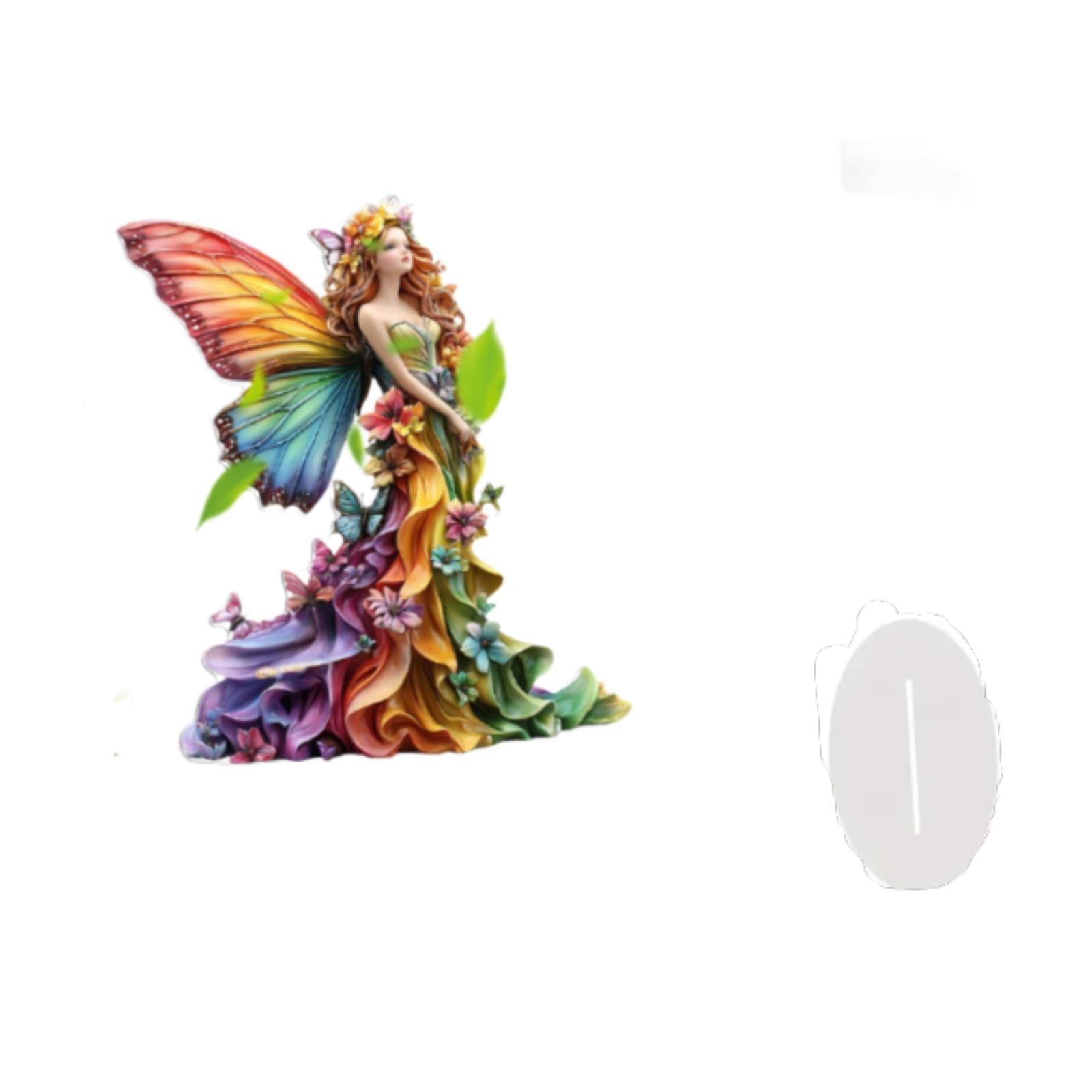 Acrylic Butterfly Fairy Decor Attractive for Fireplace Display Shelf Holiday