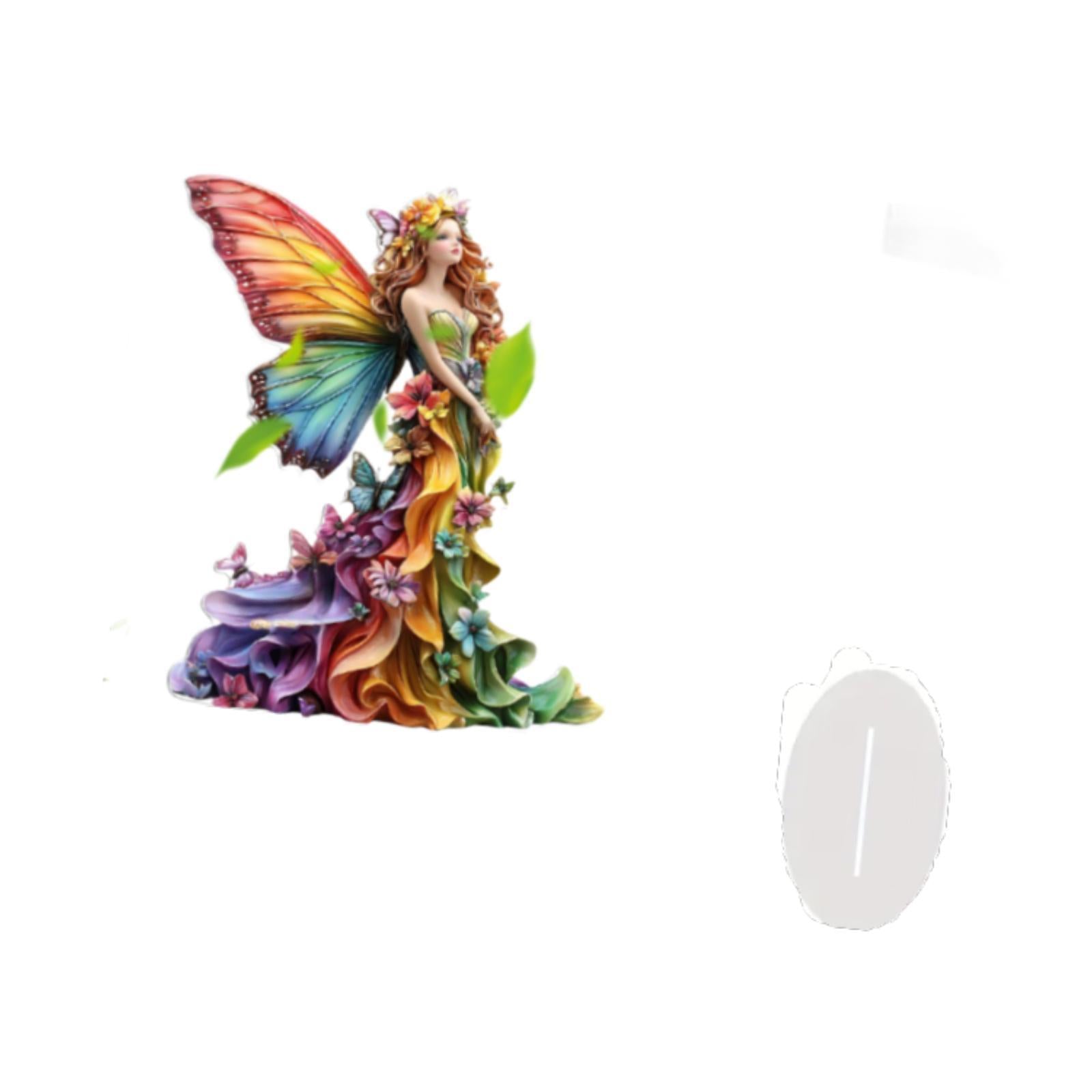 Acrylic Butterfly Fairy Decor Attractive for Fireplace Display Shelf Holiday