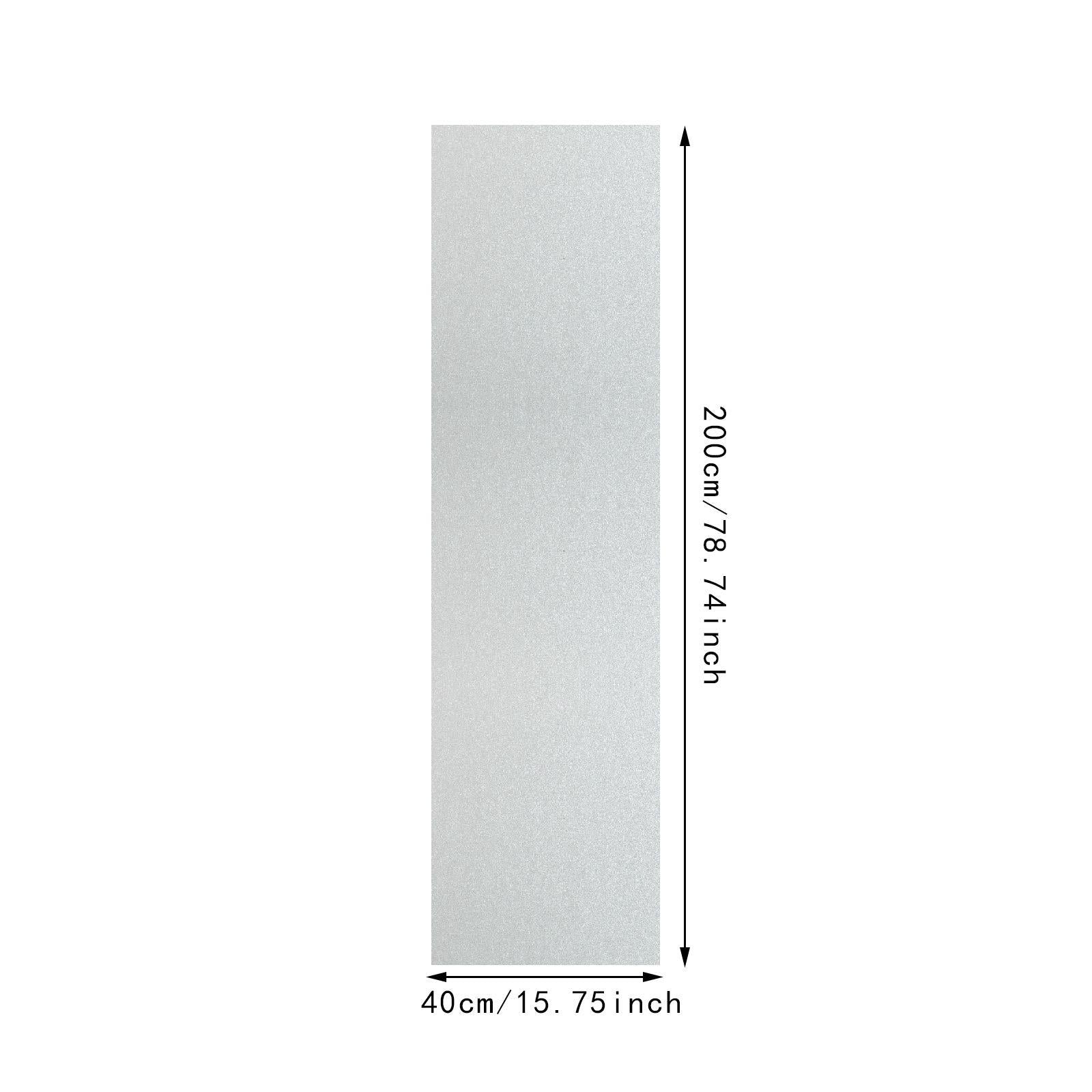Window Privacy Film Living Room Removable Housewarming Static Cling Blackout Frosted 40x200cm