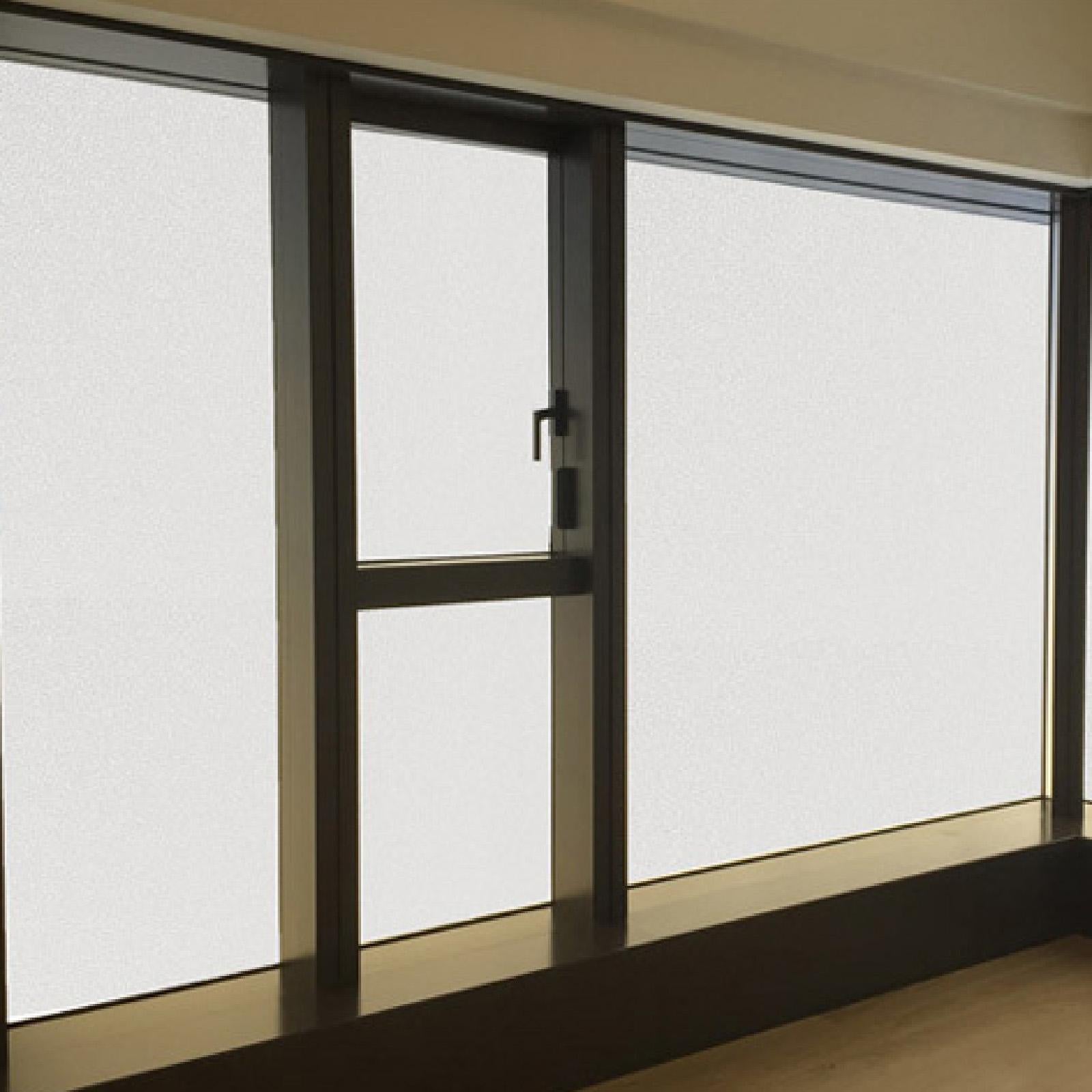 Window Privacy Film Living Room Removable Housewarming Static Cling Blackout White Frost 30x200cm