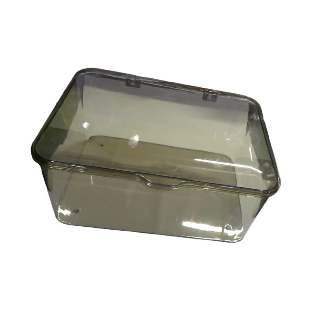 Desk Organizer Organization Stationery Storage Box for Bedroom Vanity Office Transparent Gray