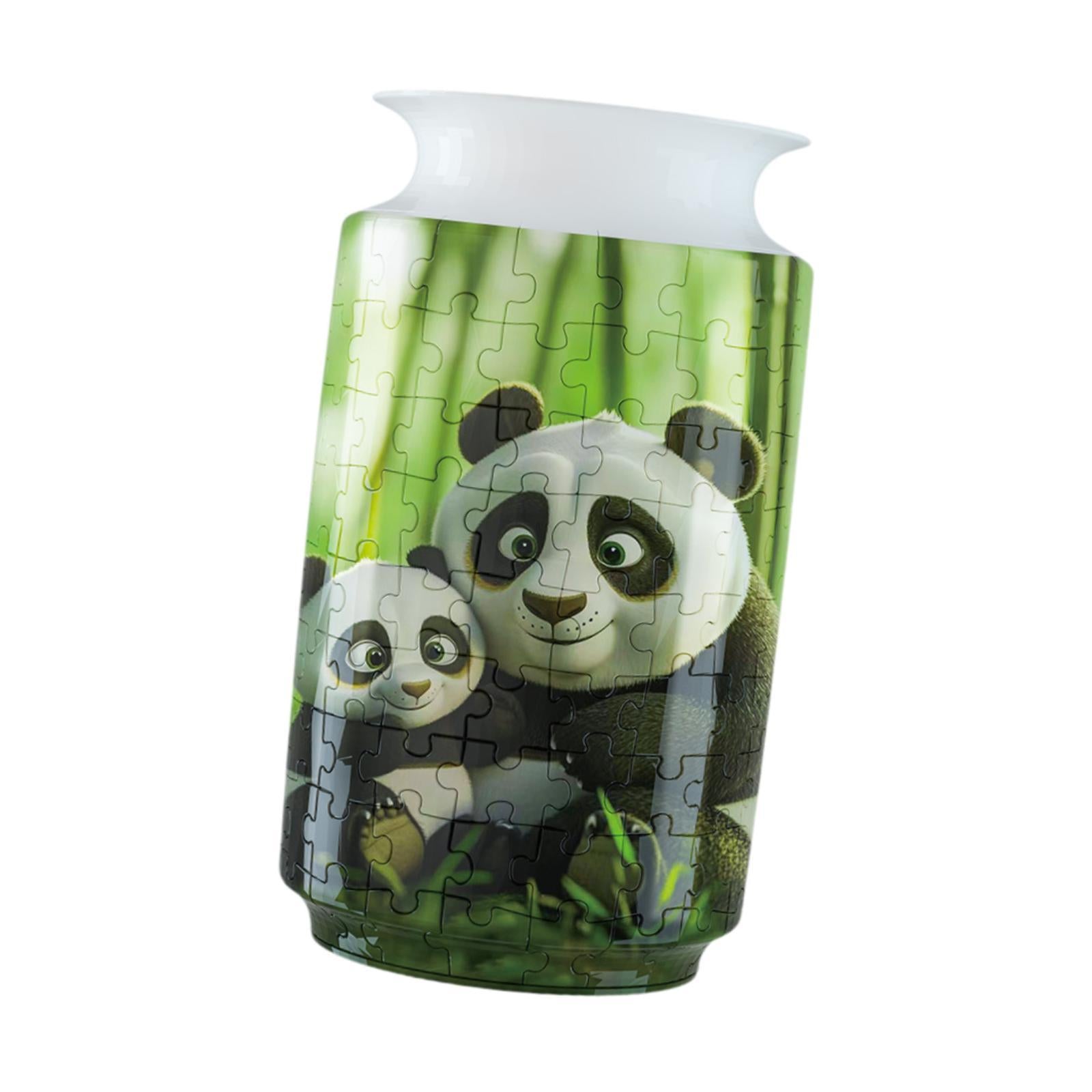 3D Puzzle Flower Vase Desktop Centerpiece Simple Party Decorative Flower Pot