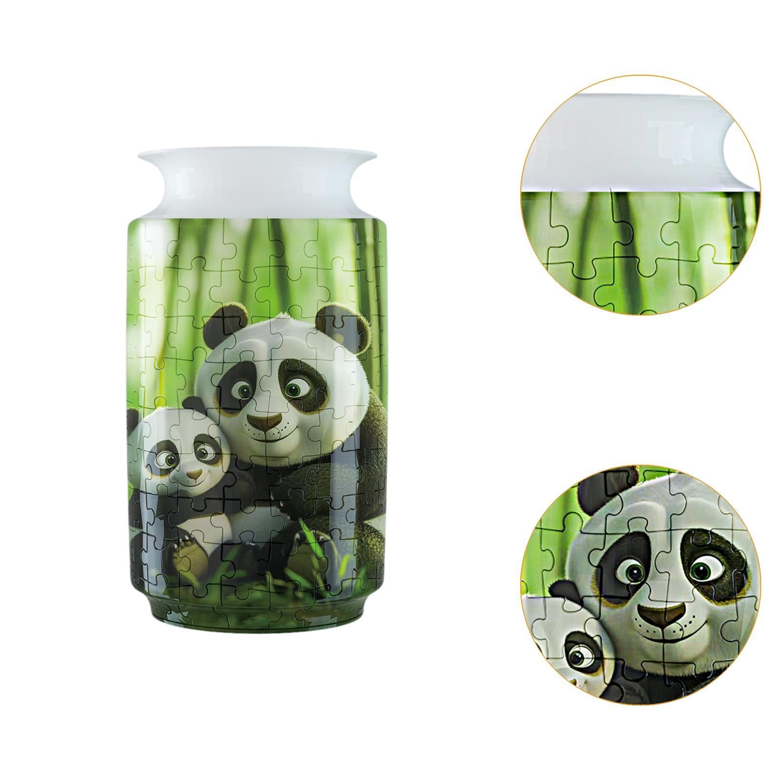 3D Puzzle Flower Vase Desktop Centerpiece Simple Party Decorative Flower Pot