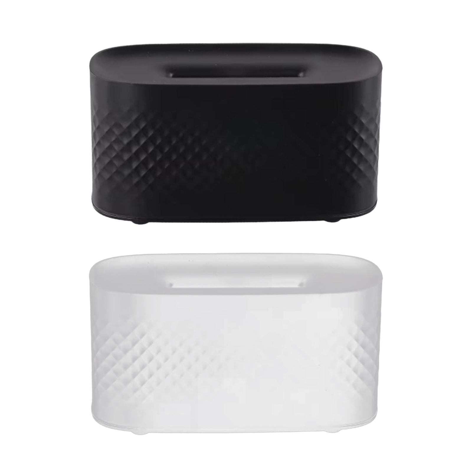 Essential Oil Diffuser 2 Mode Spray Desk Fireplace Yoga Flame Air Humidifier Black